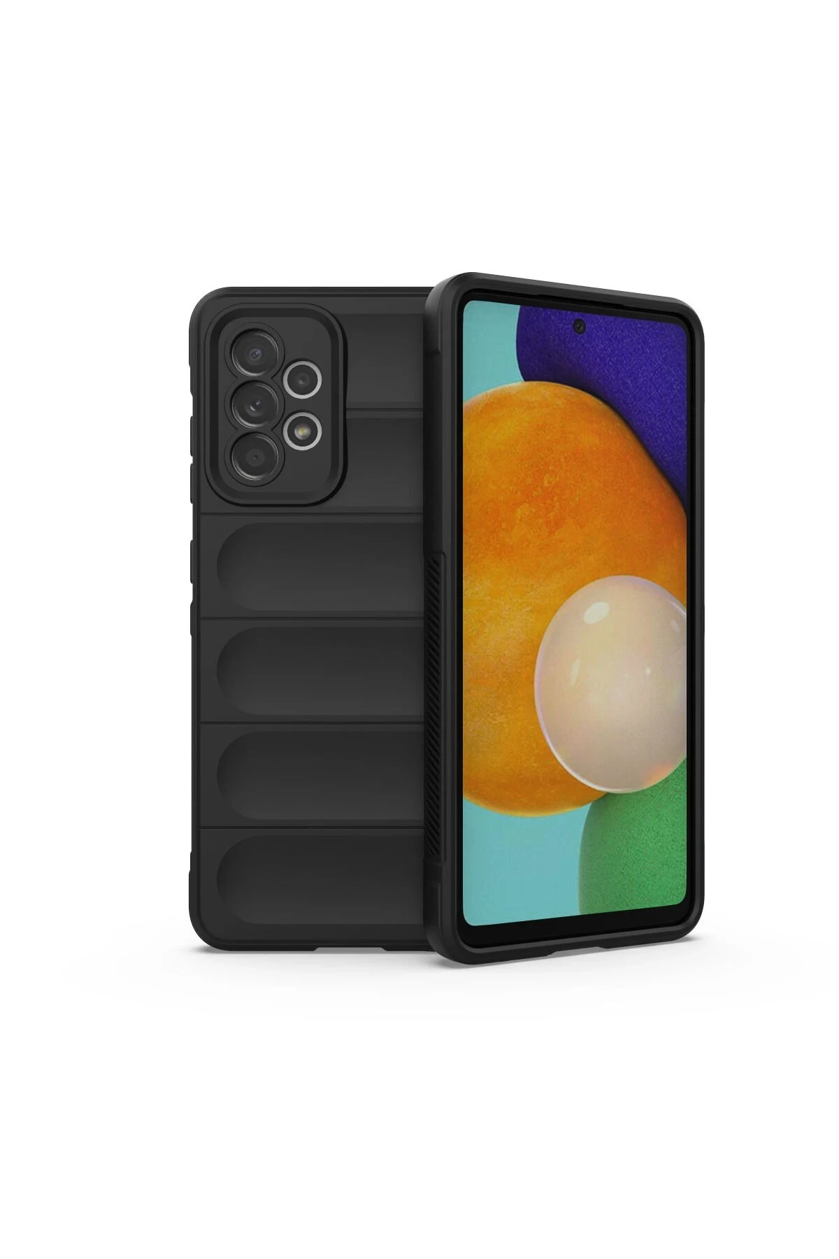 Newface Samsung Galaxy A52 Kılıf Optimum Silikon - Siyah
