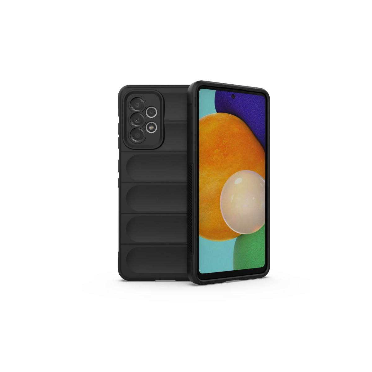 Newface Samsung Galaxy A52 Kılıf Optimum Silikon - Siyah — görsel 9