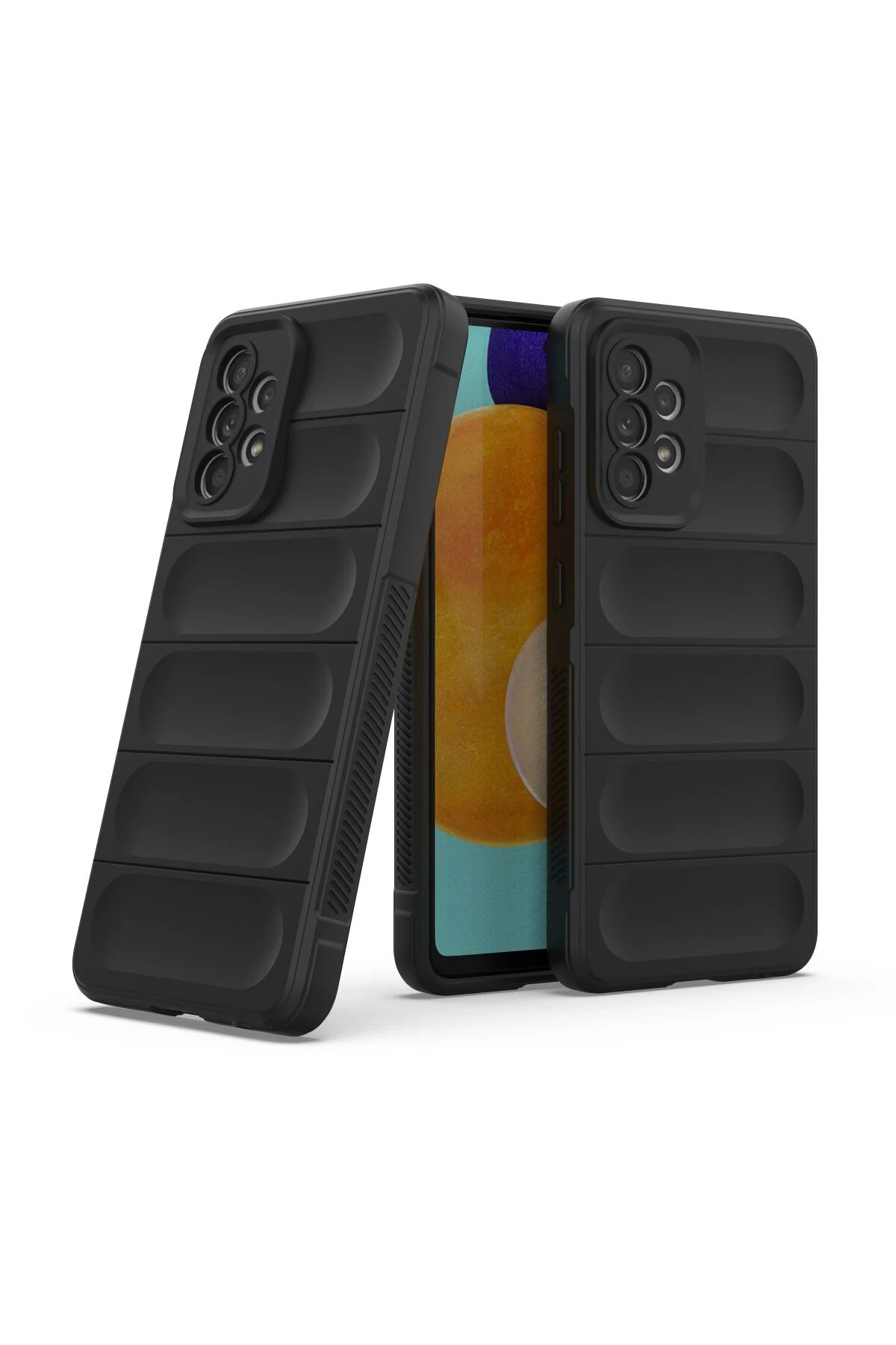 Newface Samsung Galaxy A52 Kılıf Optimum Silikon - Siyah — görsel 2
