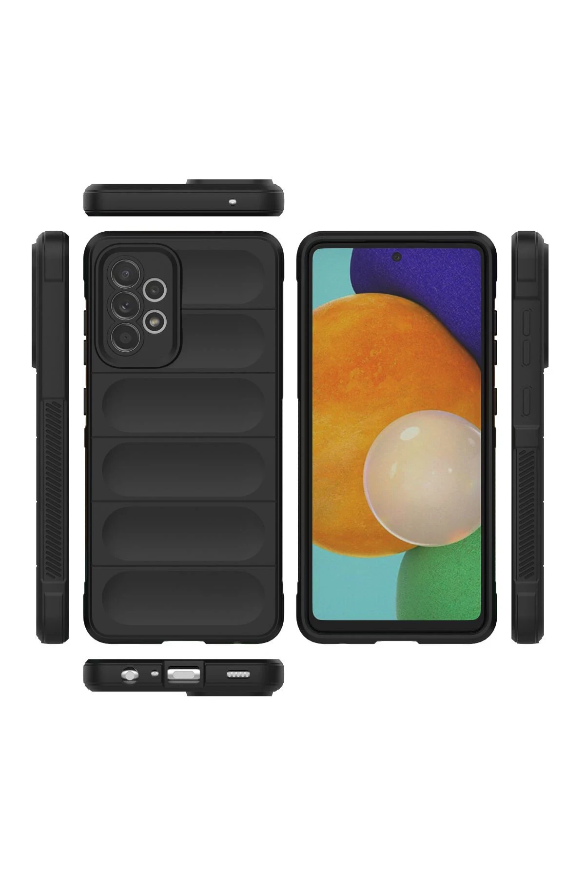 Newface Samsung Galaxy A52 Kılıf Optimum Silikon - Siyah — görsel 3