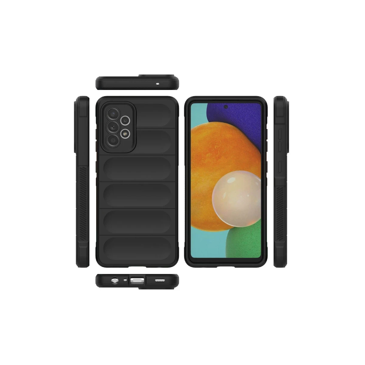 Newface Samsung Galaxy A52 Kılıf Optimum Silikon - Siyah — görsel 7
