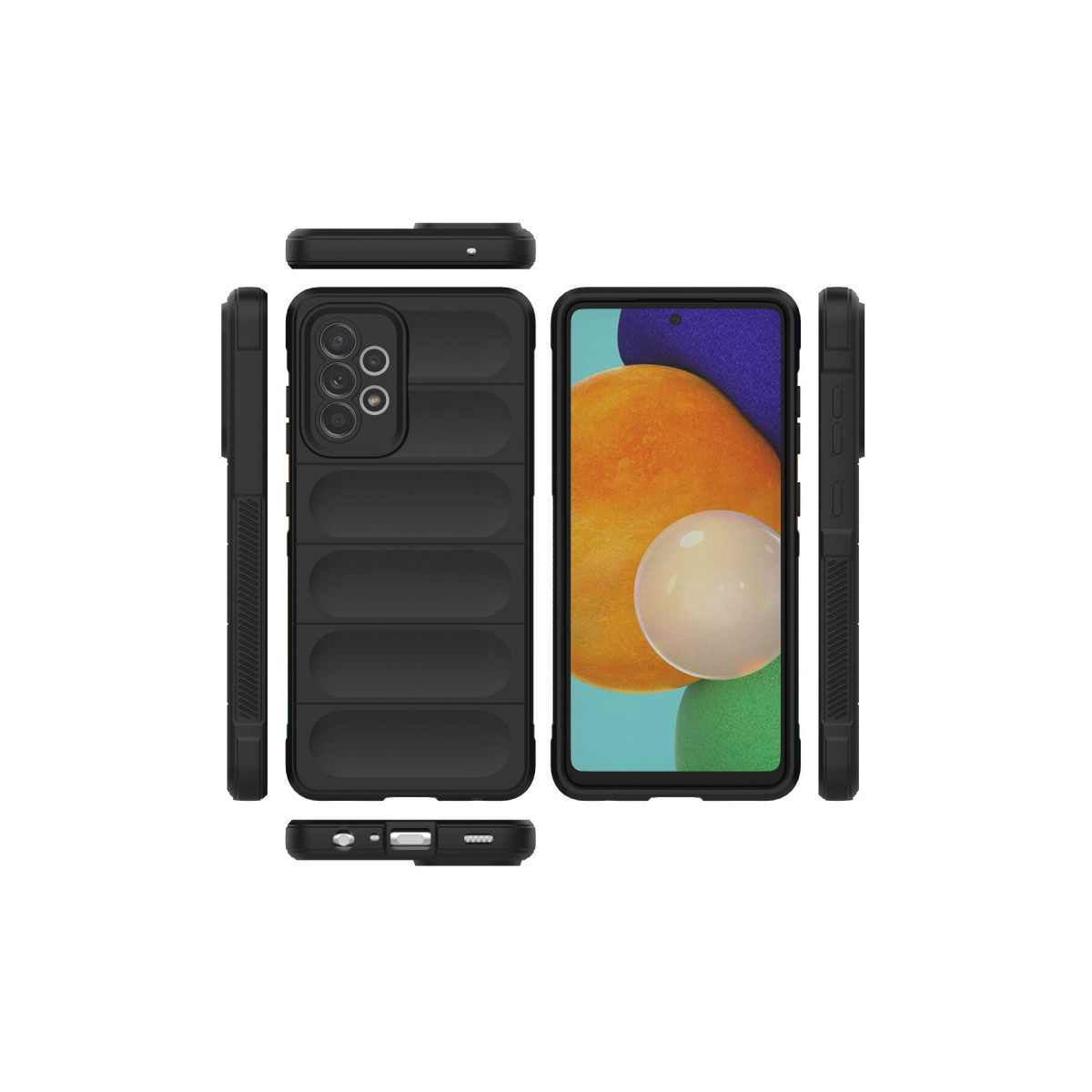 Newface Samsung Galaxy A52 Kılıf Optimum Silikon - Siyah — görsel 11