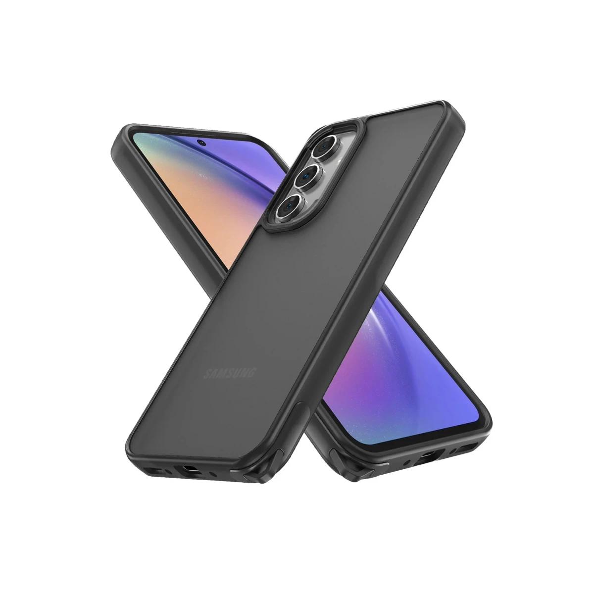 Newface Samsung Galaxy A05S Kılıf Elegant Kapak - Siyah — görsel 5
