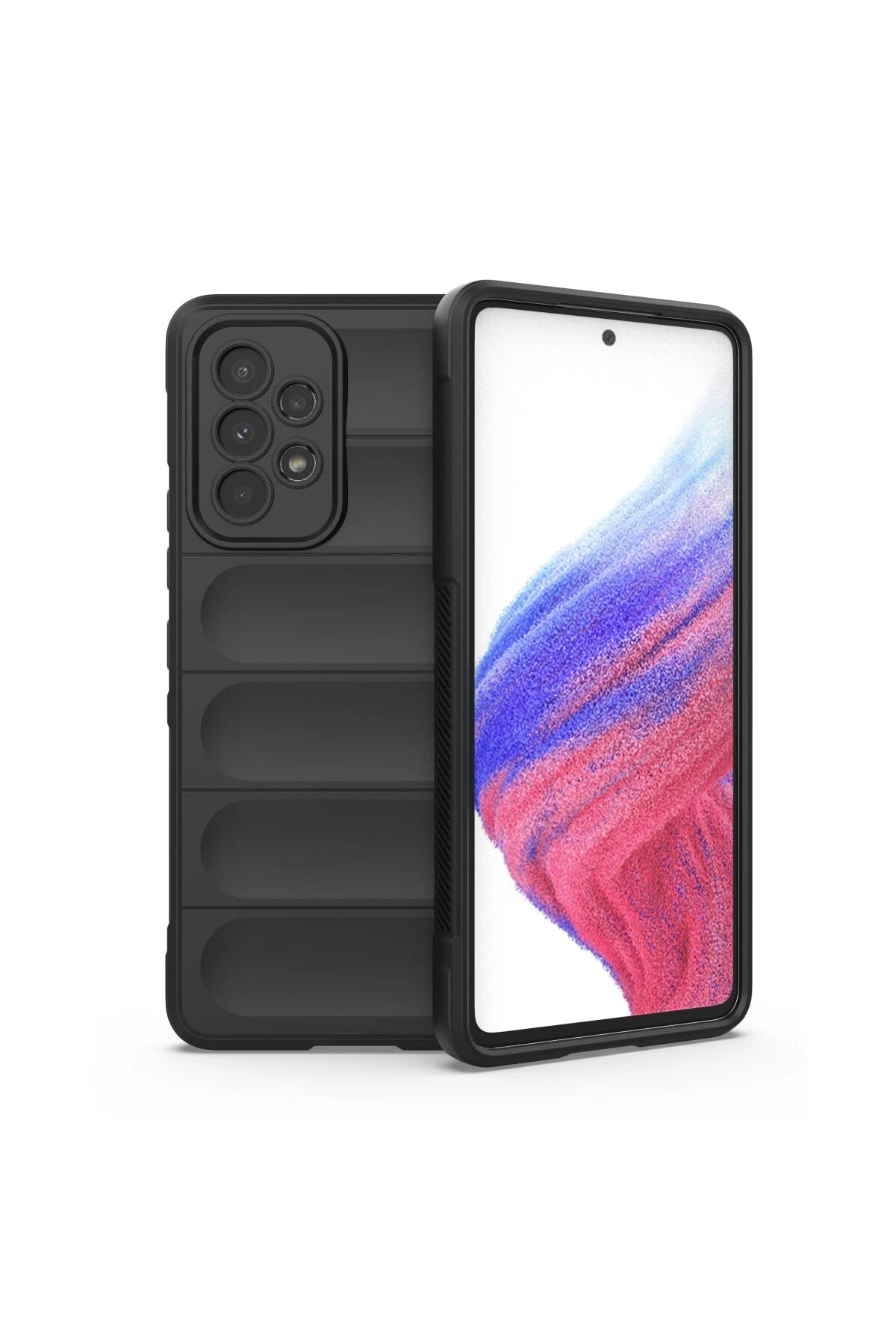 Newface Samsung Galaxy A73 5G Kılıf Optimum Silikon - Siyah