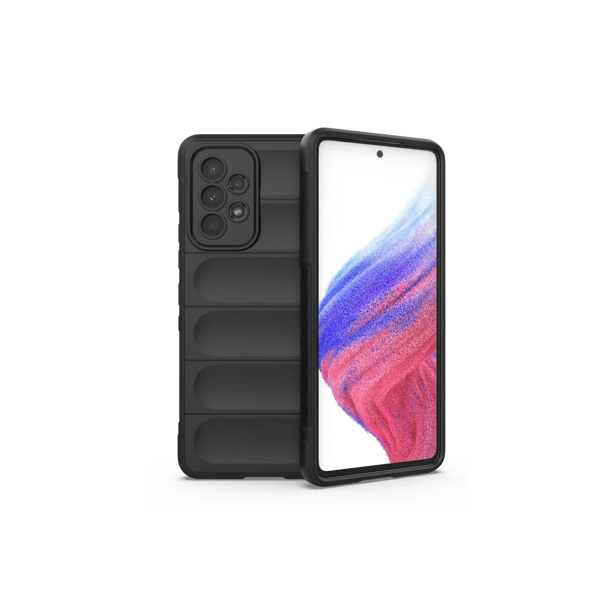 Newface Samsung Galaxy A73 5G Kılıf Optimum Silikon - Siyah — görsel 5
