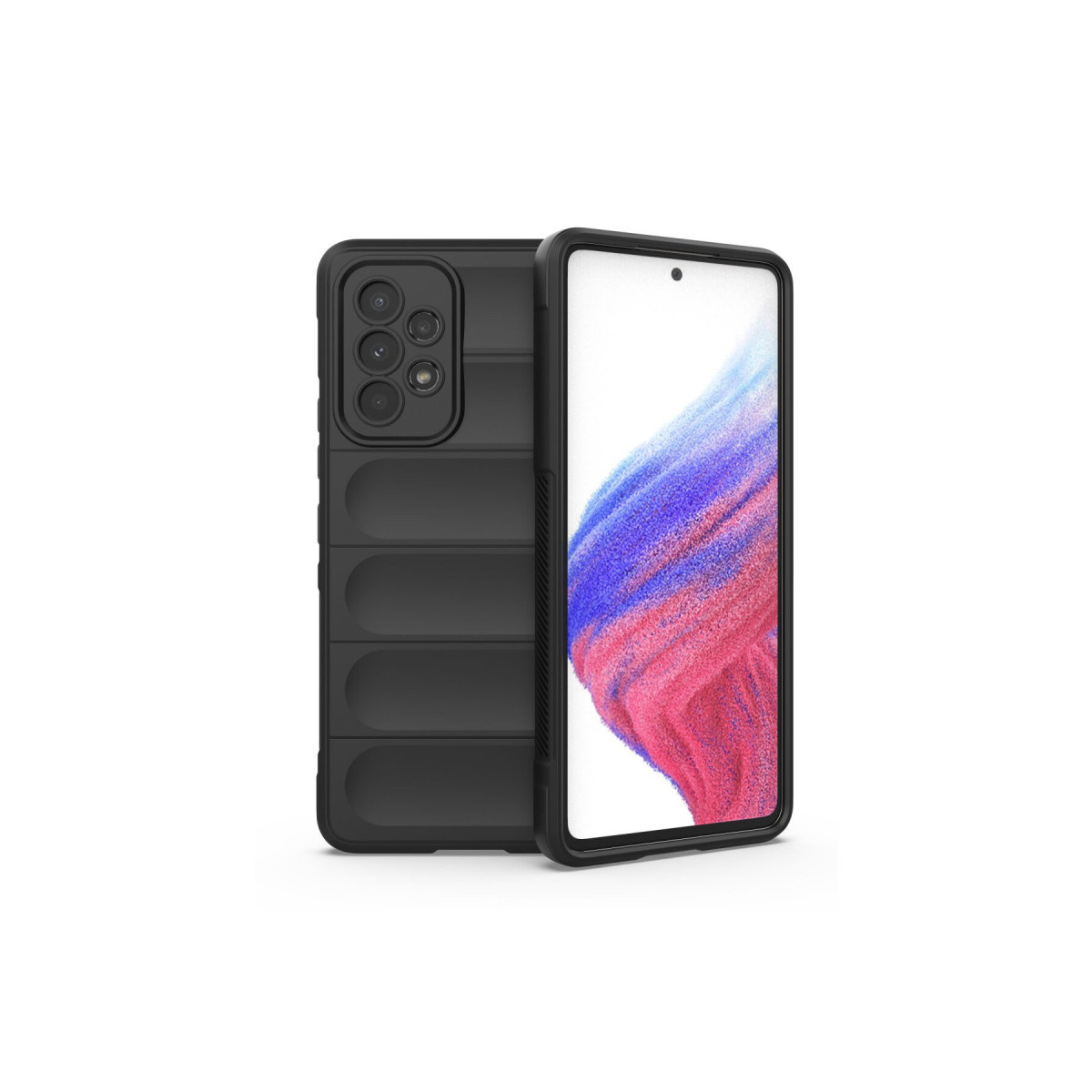 Newface Samsung Galaxy A73 5G Kılıf Optimum Silikon - Siyah — görsel 9