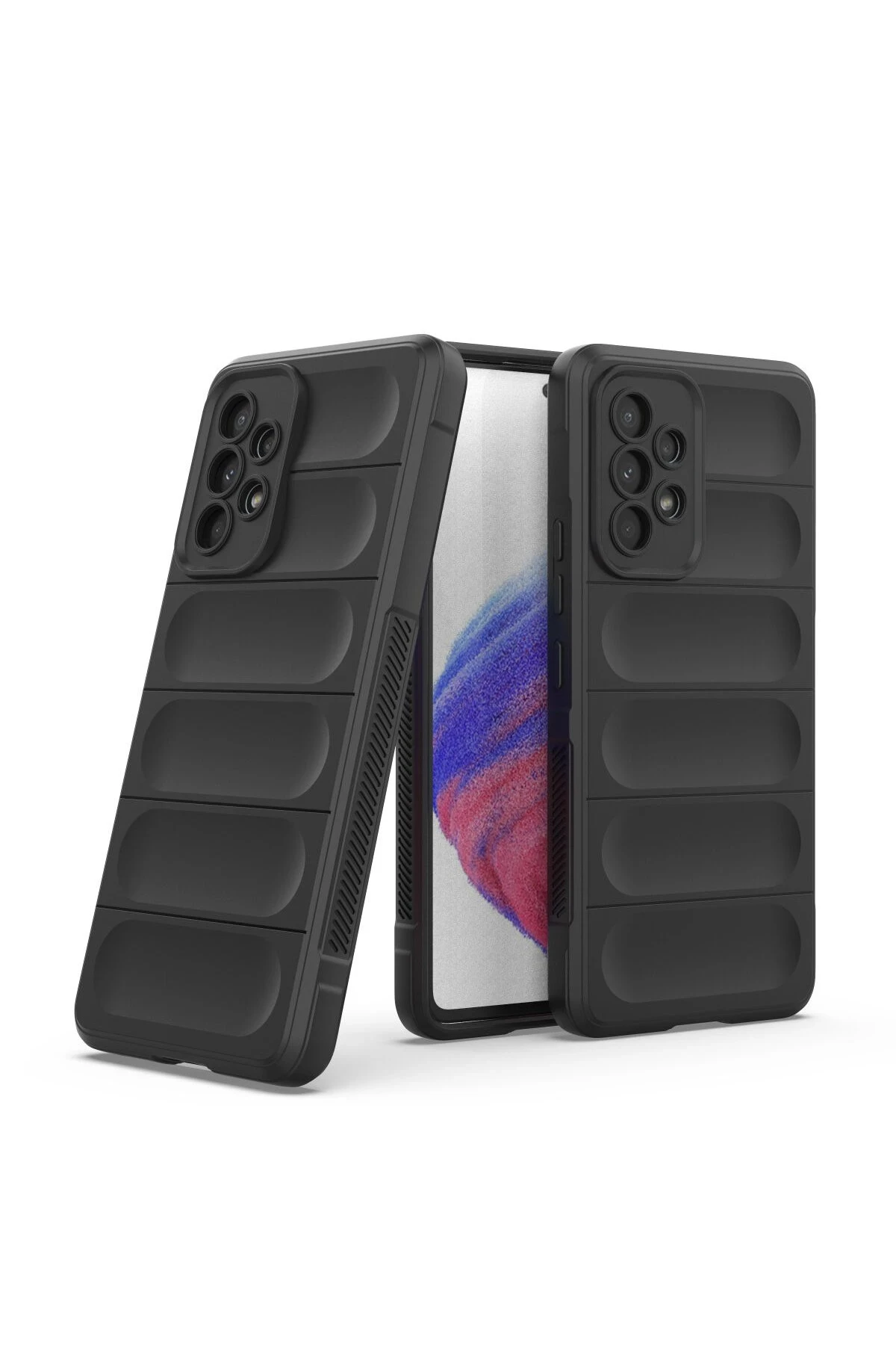 Newface Samsung Galaxy A73 5G Kılıf Optimum Silikon - Siyah — görsel 2