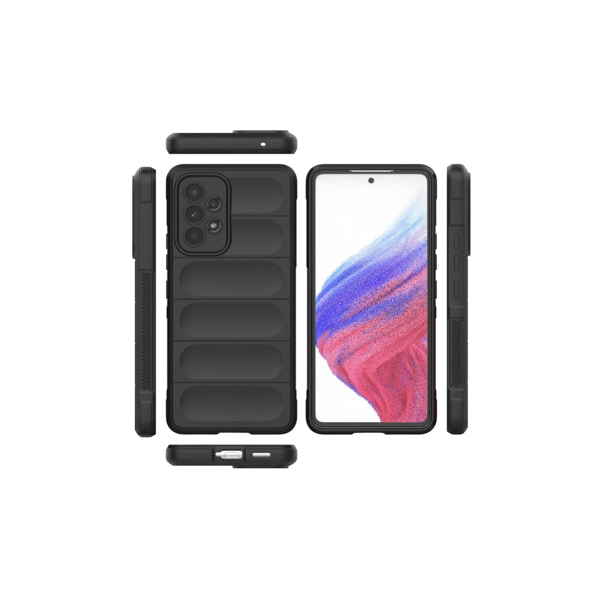 Newface Samsung Galaxy A73 5G Kılıf Optimum Silikon - Siyah — görsel 7