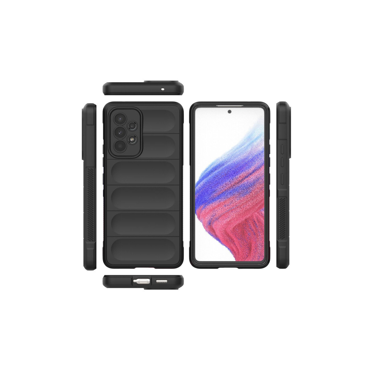 Newface Samsung Galaxy A73 5G Kılıf Optimum Silikon - Siyah — görsel 11