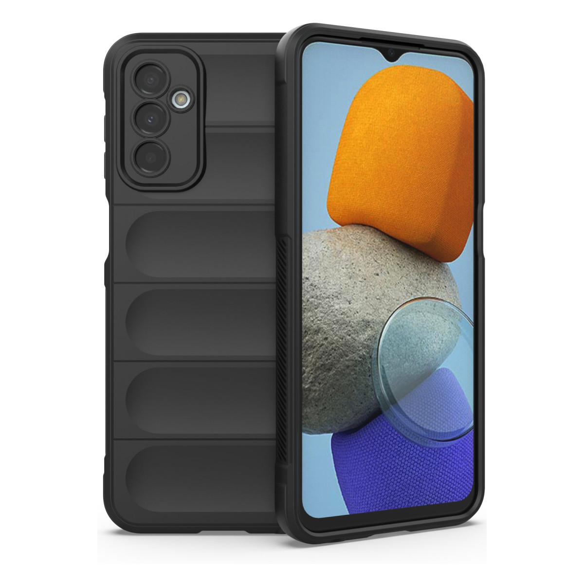 Newface Samsung Galaxy M23 Kılıf Optimum Silikon - Siyah — görsel 9
