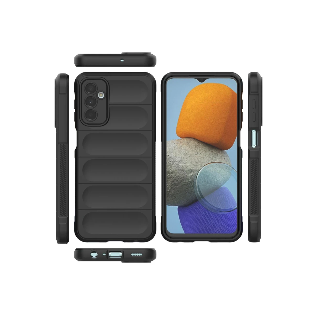 Newface Samsung Galaxy M23 Kılıf Optimum Silikon - Siyah — görsel 7