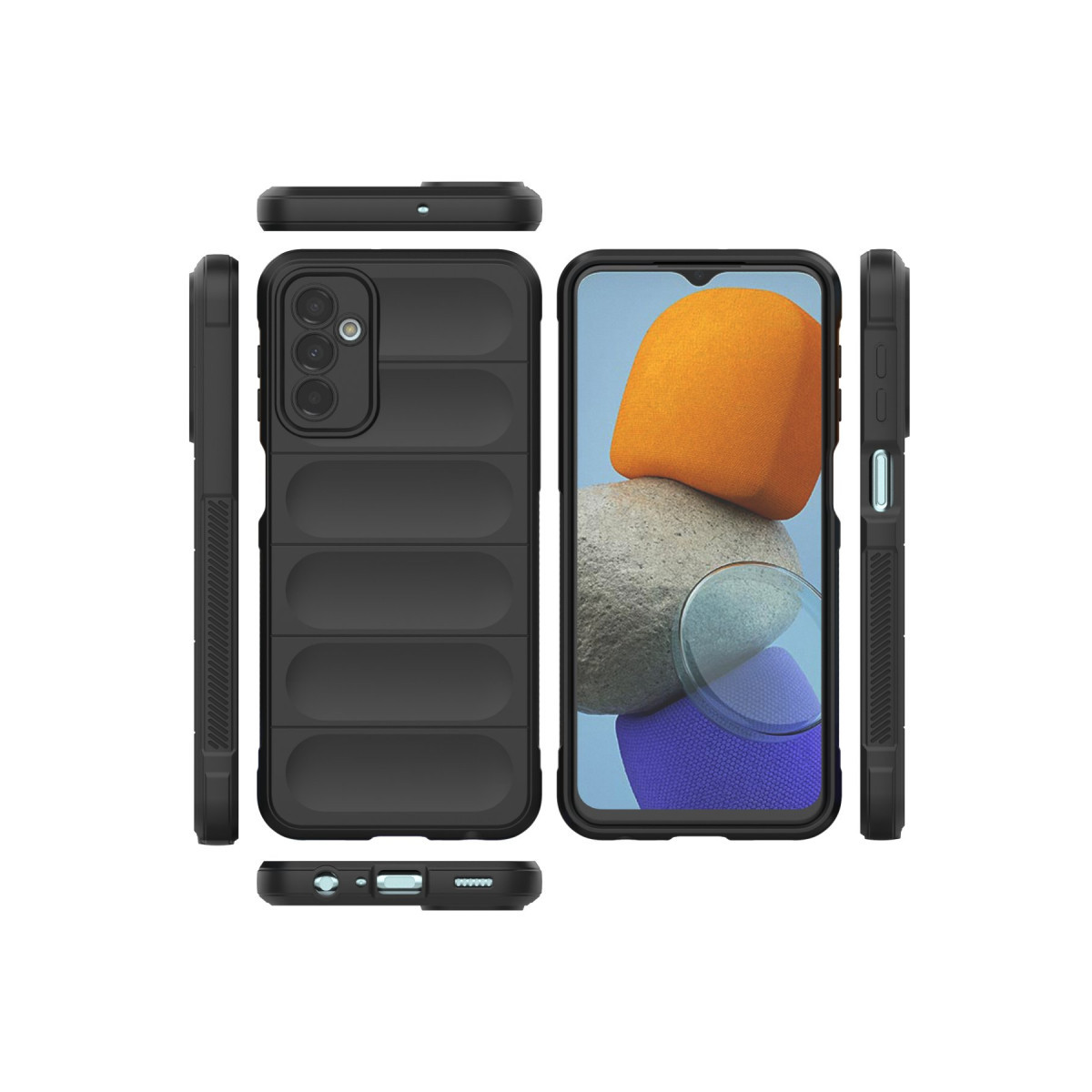 Newface Samsung Galaxy M23 Kılıf Optimum Silikon - Siyah — görsel 11