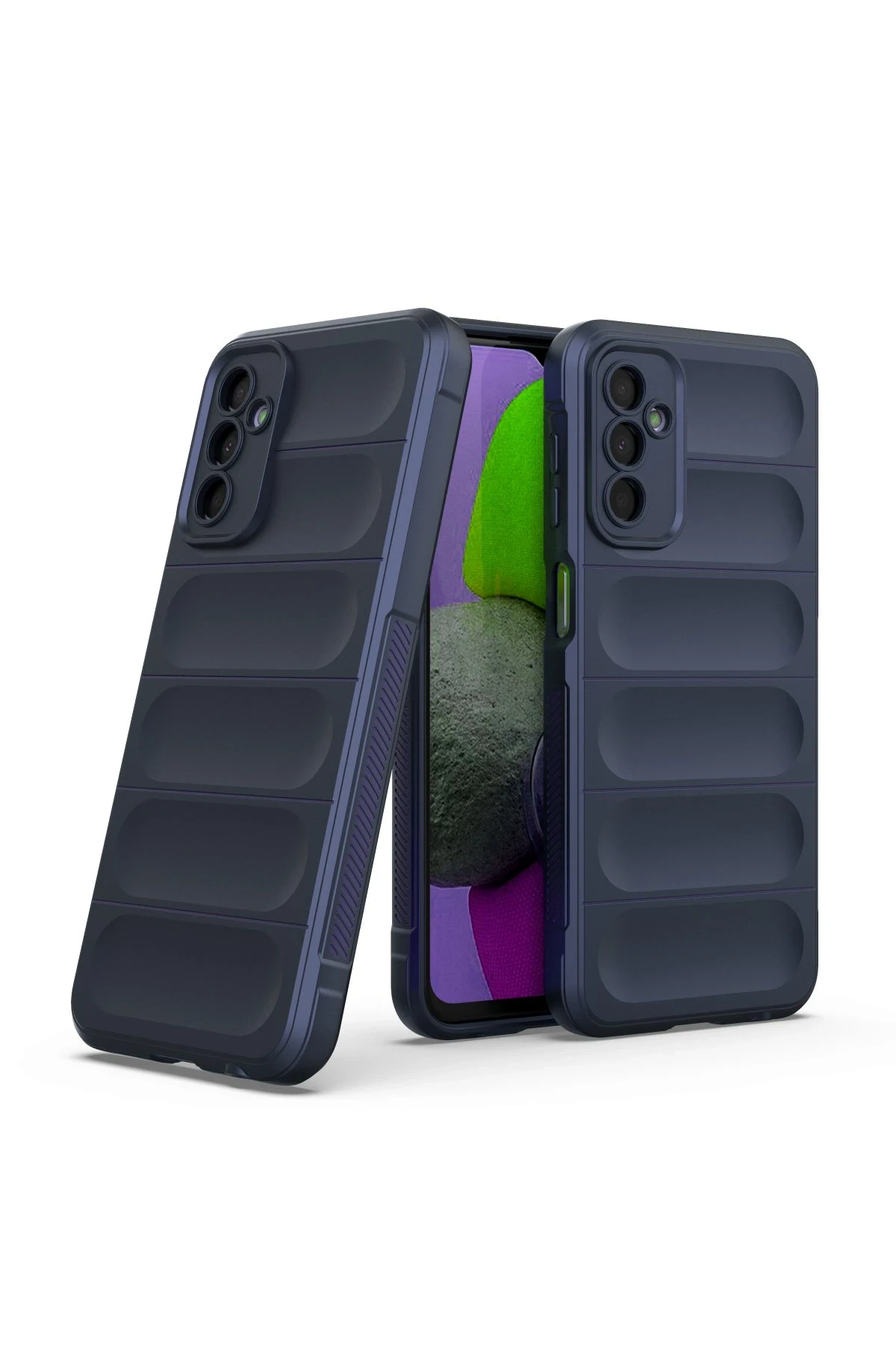 Newface Samsung Galaxy M23 Kılıf Optimum Silikon - Lacivert