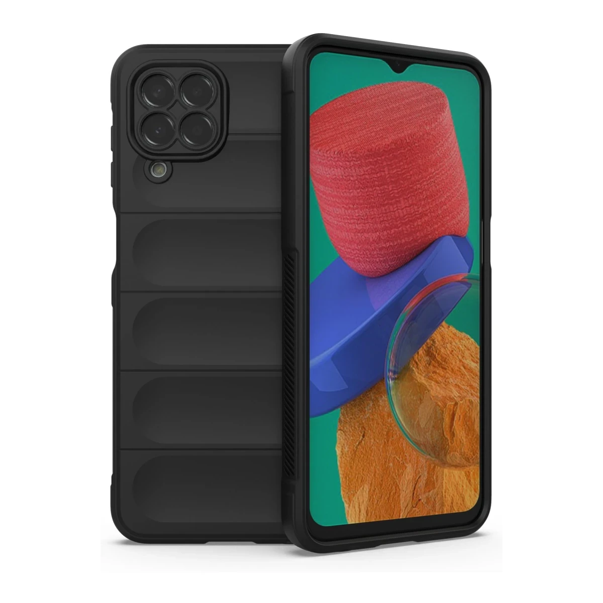 Newface Samsung Galaxy M33 Kılıf Optimum Silikon - Siyah — görsel 5