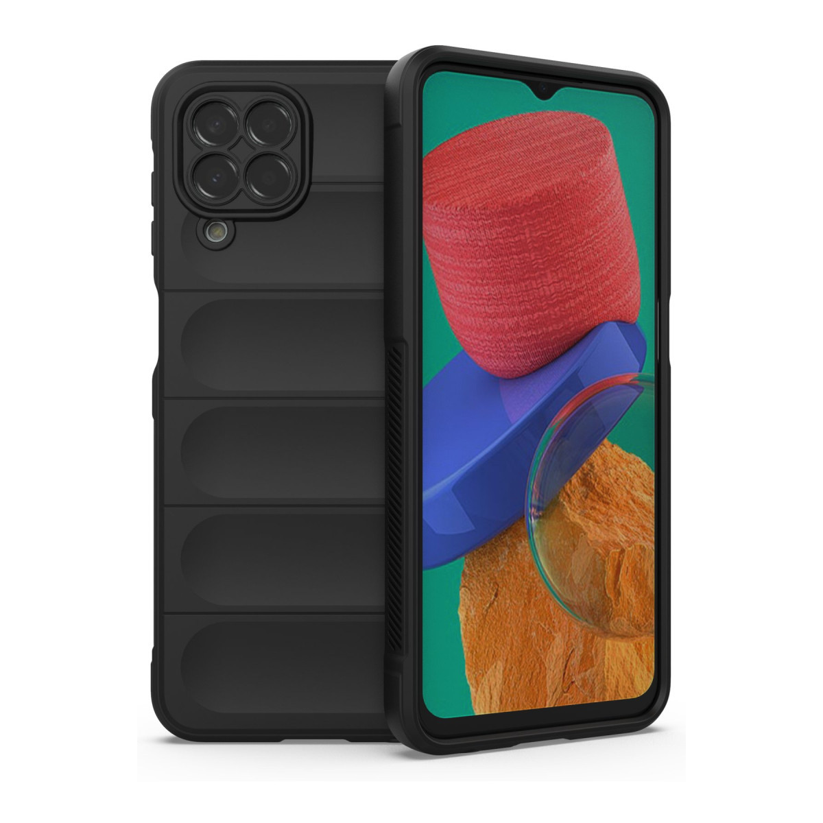 Newface Samsung Galaxy M33 Kılıf Optimum Silikon - Siyah — görsel 9