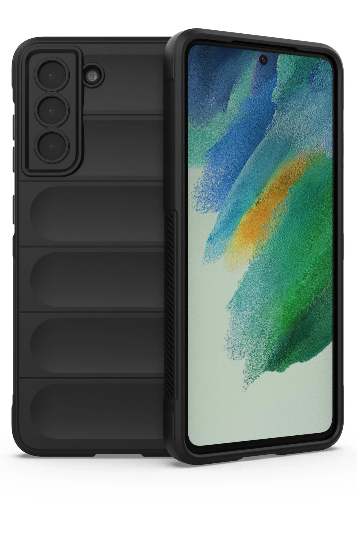 Newface Samsung Galaxy S21 FE Kılıf Optimum Silikon - Siyah