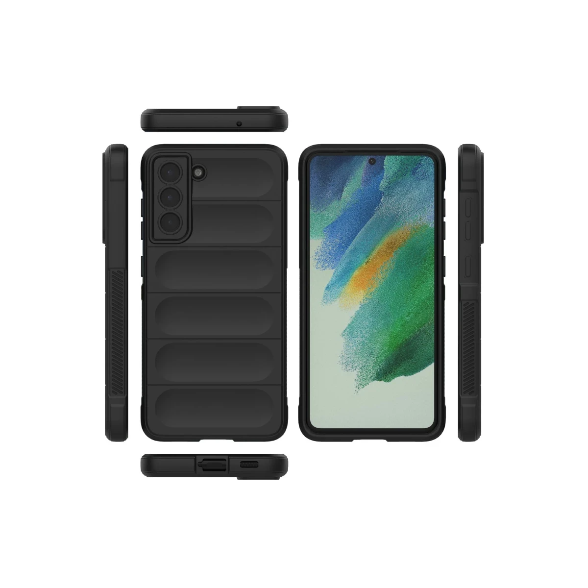 Newface Samsung Galaxy S21 FE Kılıf Optimum Silikon - Siyah — görsel 7