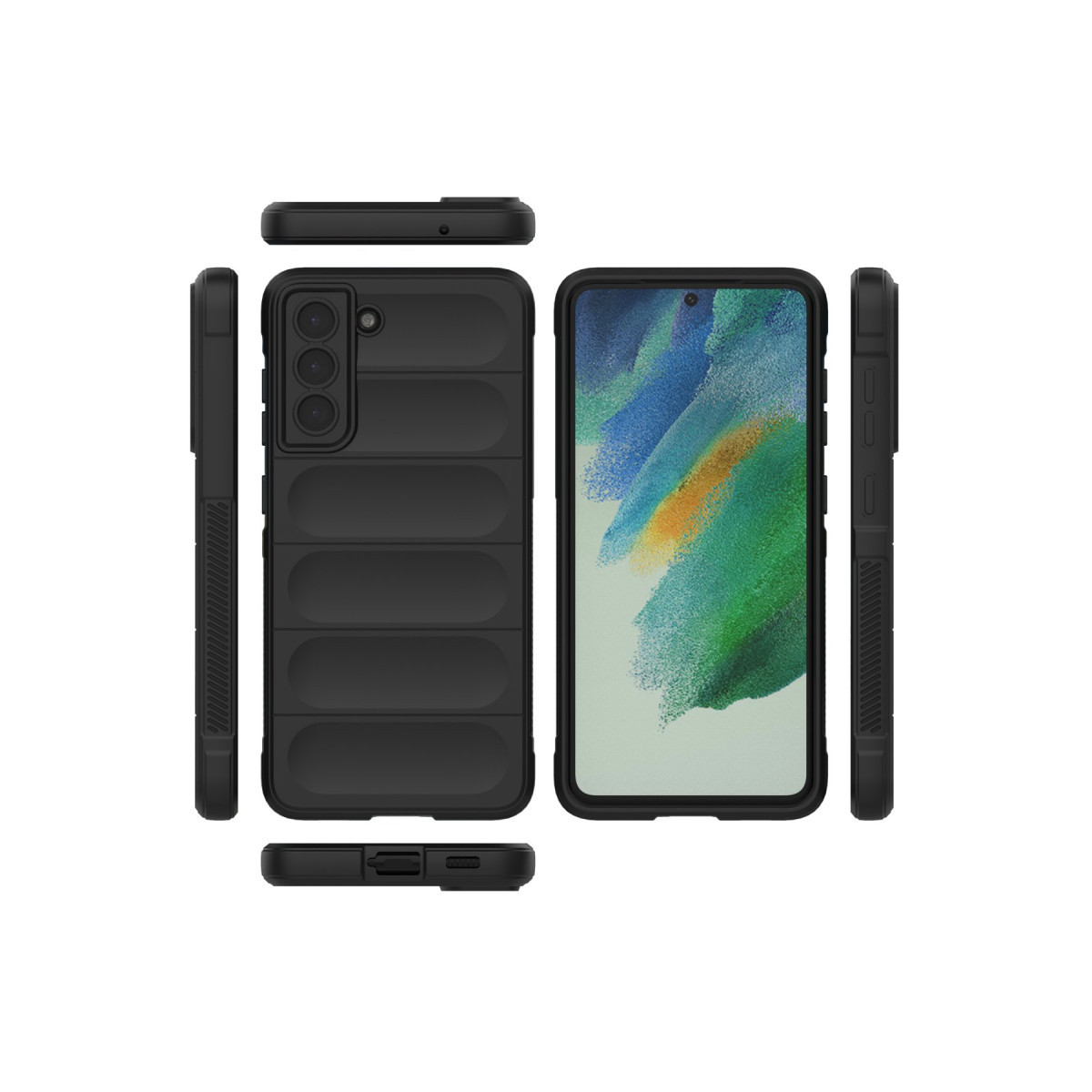 Newface Samsung Galaxy S21 FE Kılıf Optimum Silikon - Siyah — görsel 11