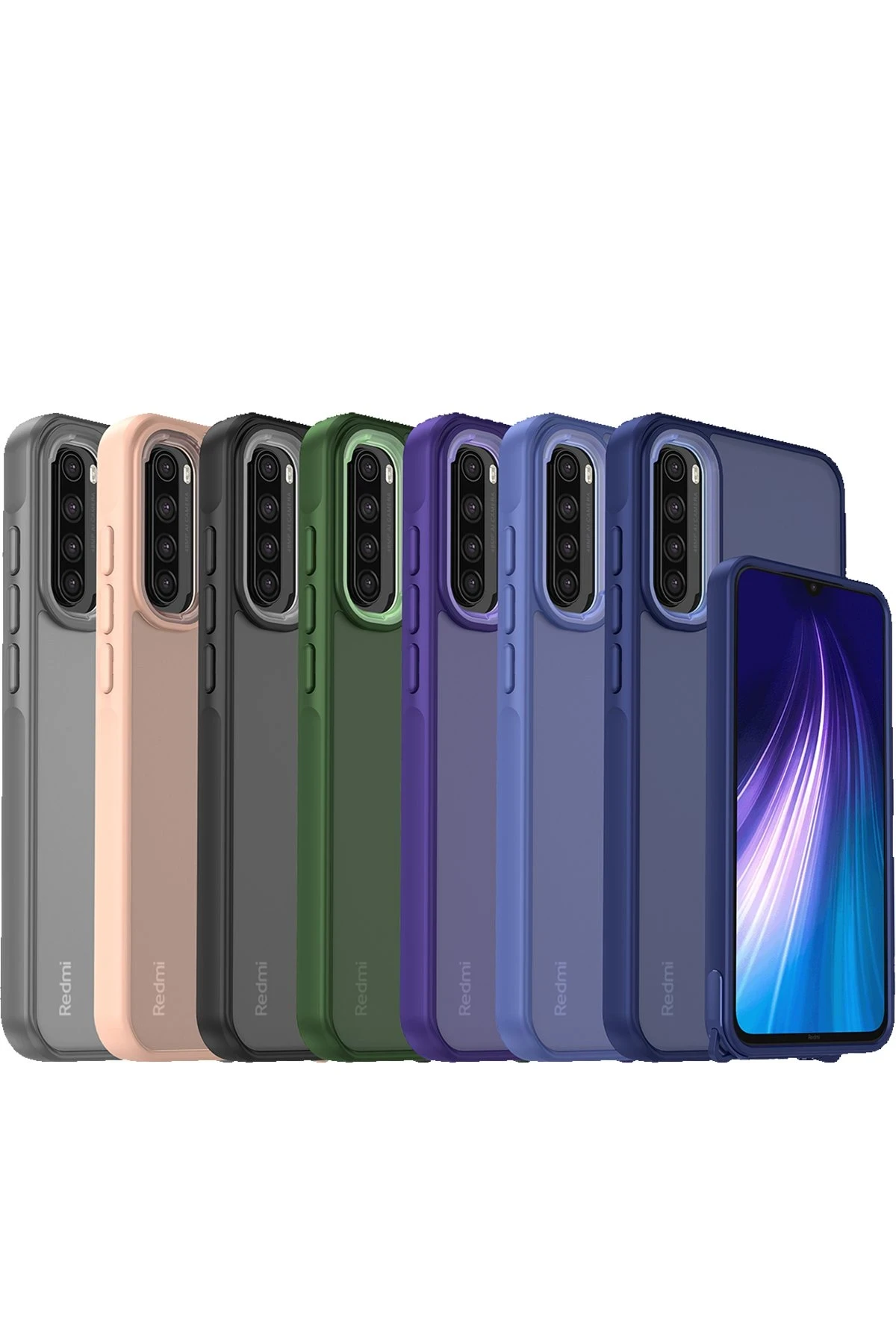 Newface Xiaomi Redmi Note 8 Kılıf Elegant Kapak - Siyah — görsel 2