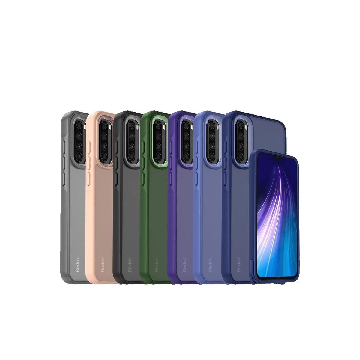 Newface Xiaomi Redmi Note 8 Kılıf Elegant Kapak - Siyah — görsel 7