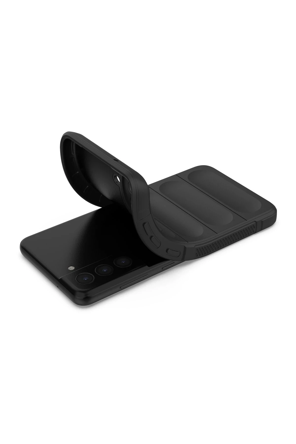 Newface Samsung Galaxy S21 FE Kılıf Optimum Silikon - Siyah — görsel 4