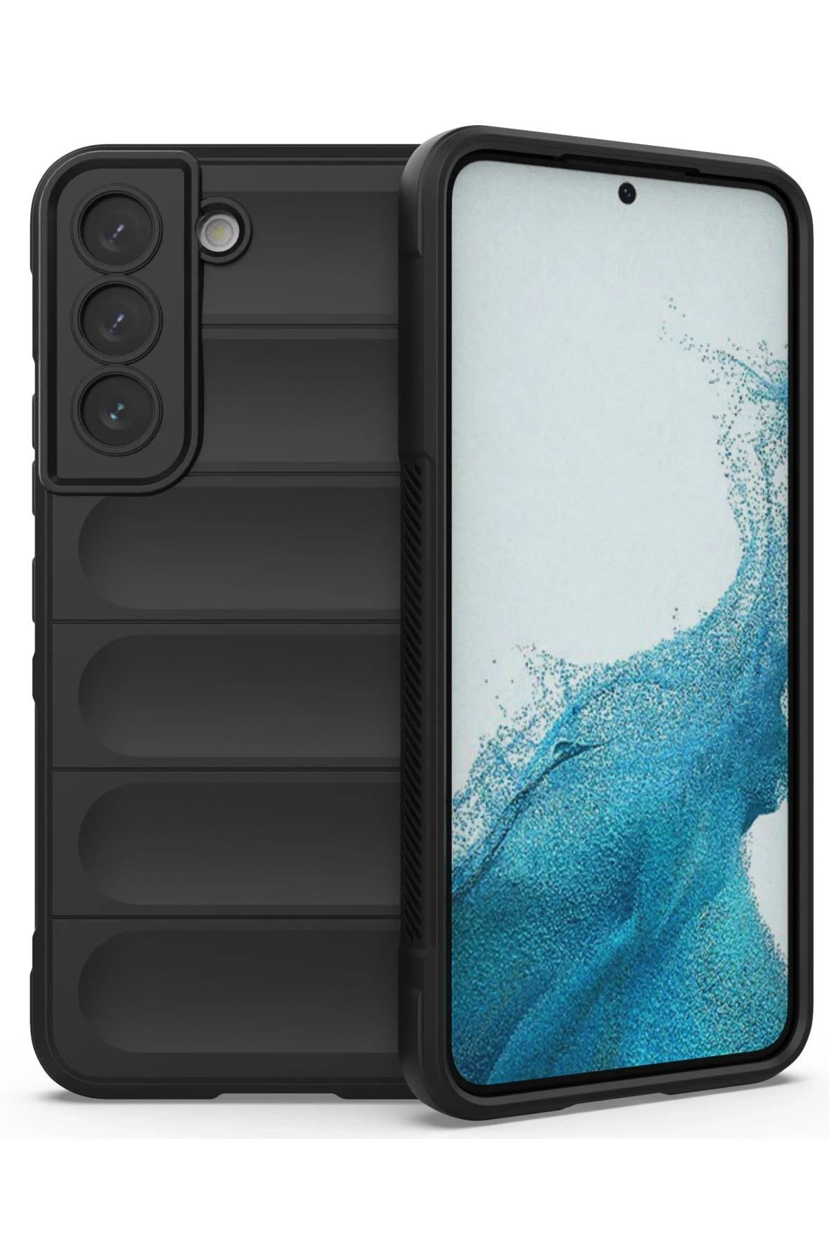 Newface Samsung Galaxy S21 Kılıf Optimum Silikon - Siyah