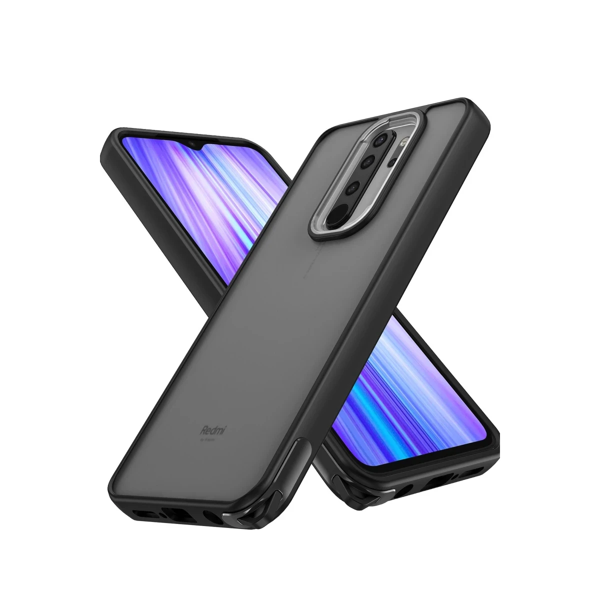 Newface Xiaomi Redmi Note 8 Pro Kılıf Elegant Kapak - Siyah — görsel 6