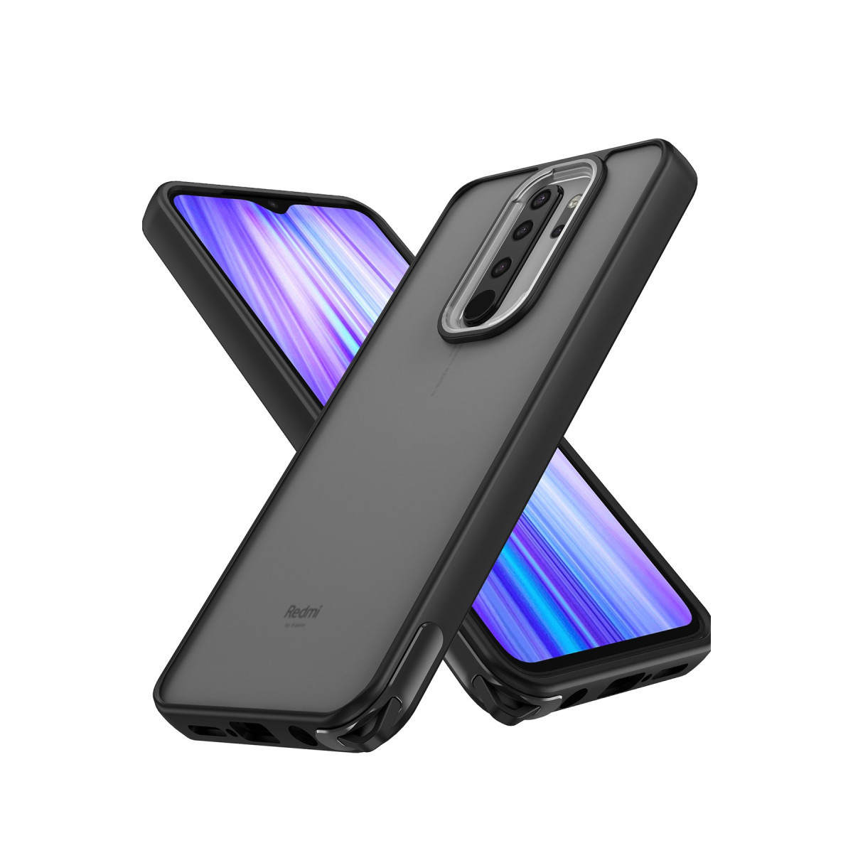 Newface Xiaomi Redmi Note 8 Pro Kılıf Elegant Kapak - Siyah — görsel 11