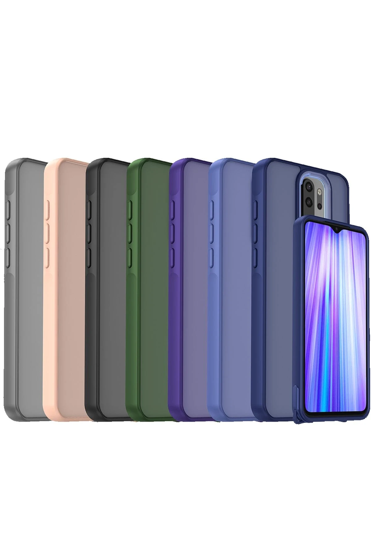 Newface Xiaomi Redmi Note 8 Pro Kılıf Elegant Kapak - Siyah — görsel 2