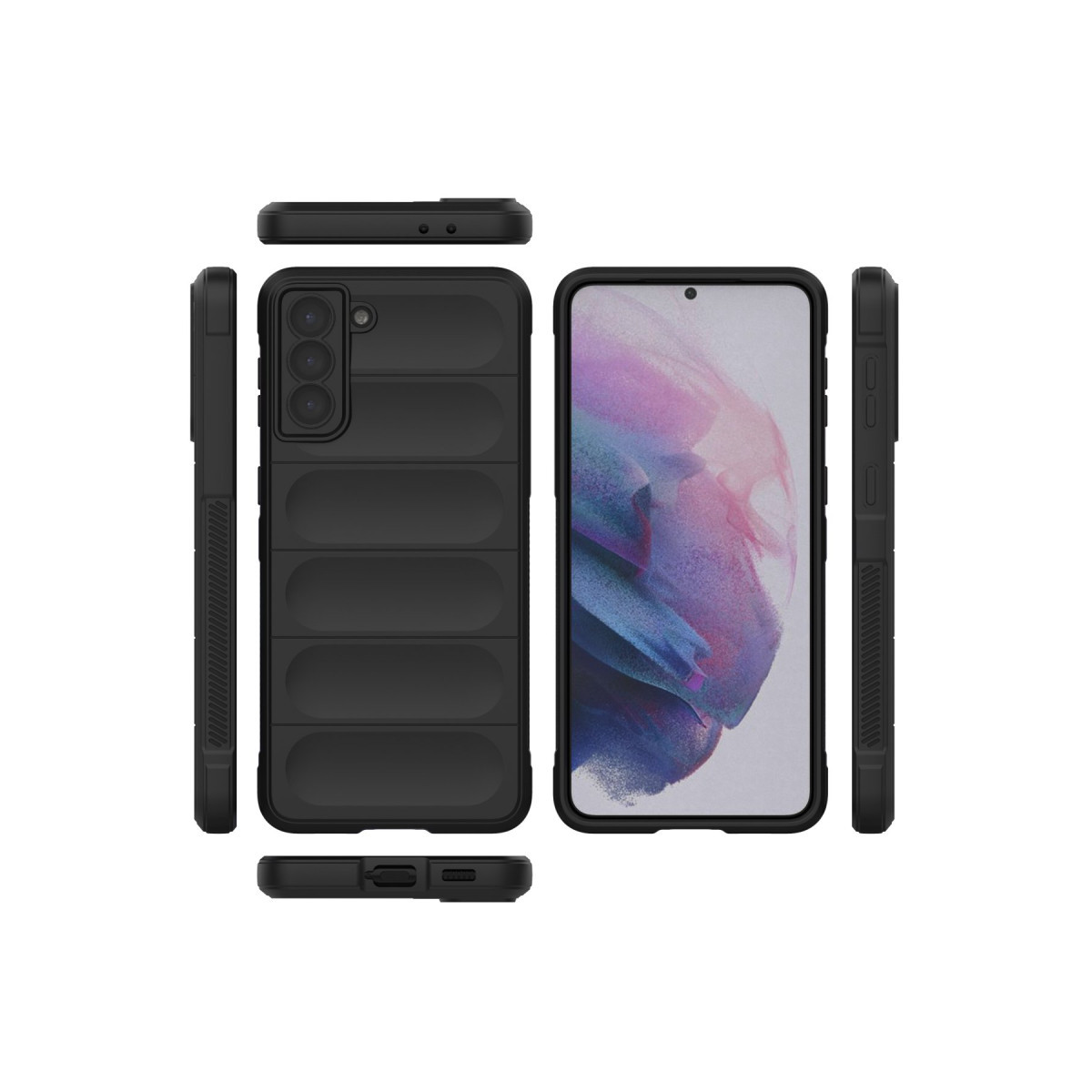 Newface Samsung Galaxy S21 Plus Kılıf Optimum Silikon - Siyah — görsel 11