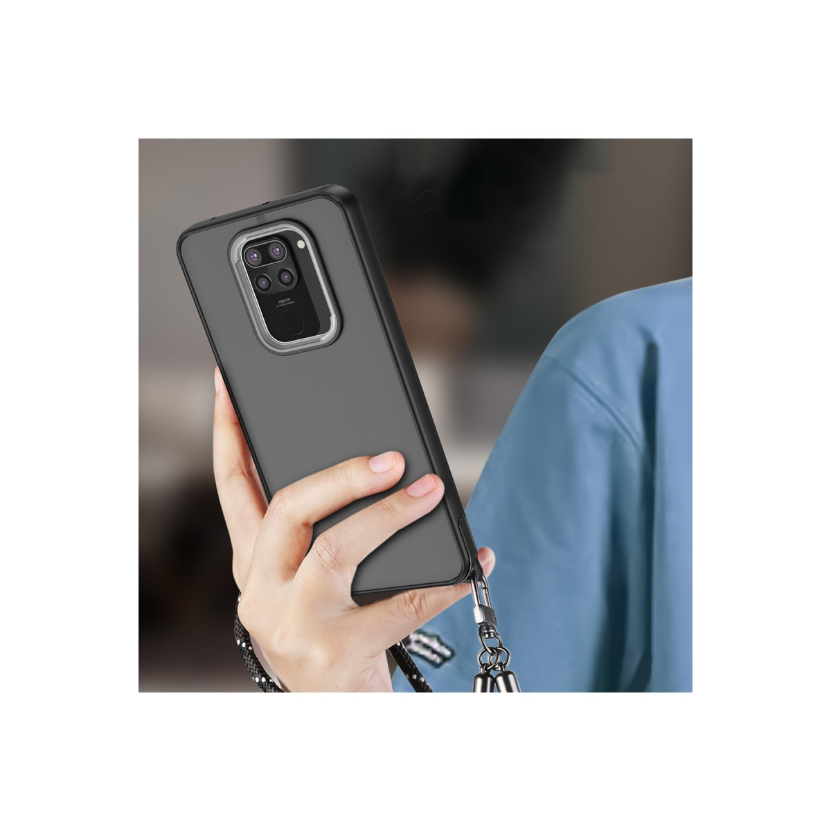 Newface Xiaomi Redmi Note 9 Kılıf Elegant Kapak - Siyah — görsel 8