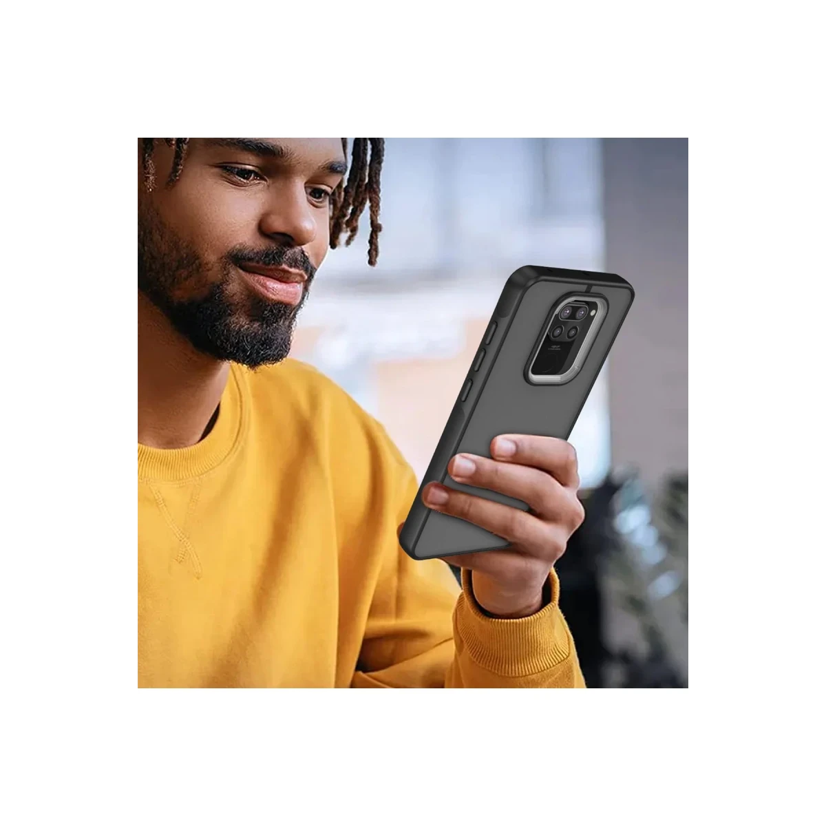 Newface Xiaomi Redmi Note 9 Kılıf Elegant Kapak - Siyah — görsel 6
