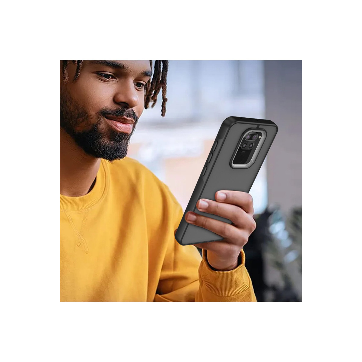 Newface Xiaomi Redmi Note 9 Kılıf Elegant Kapak - Siyah — görsel 9