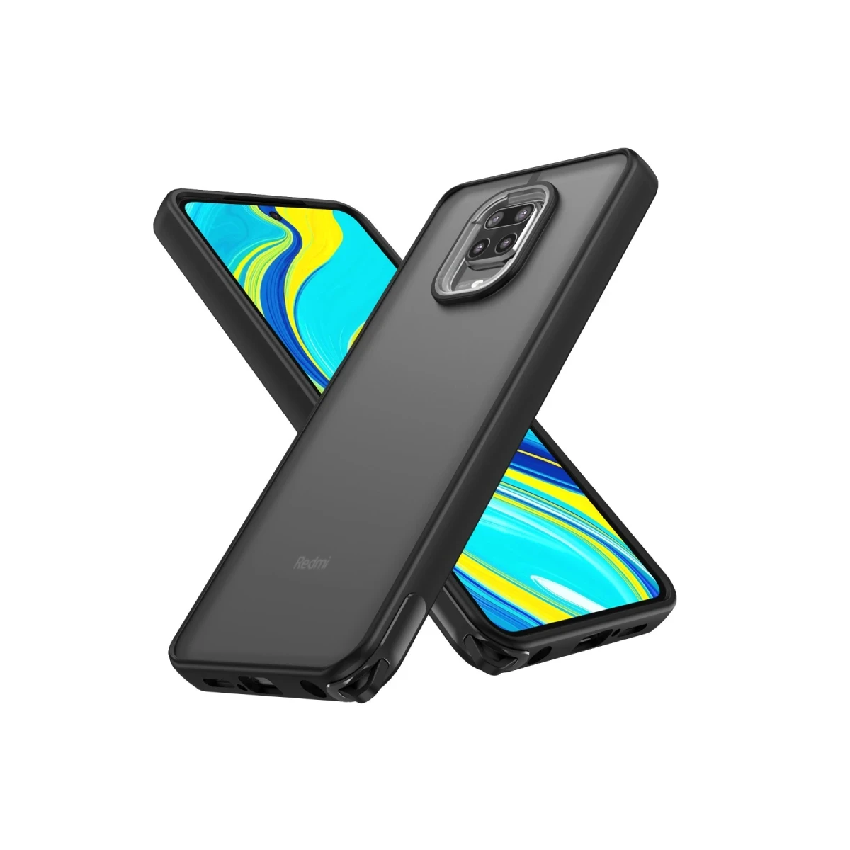 Newface Xiaomi Redmi Note 9 Pro Kılıf Elegant Kapak - Siyah — görsel 4