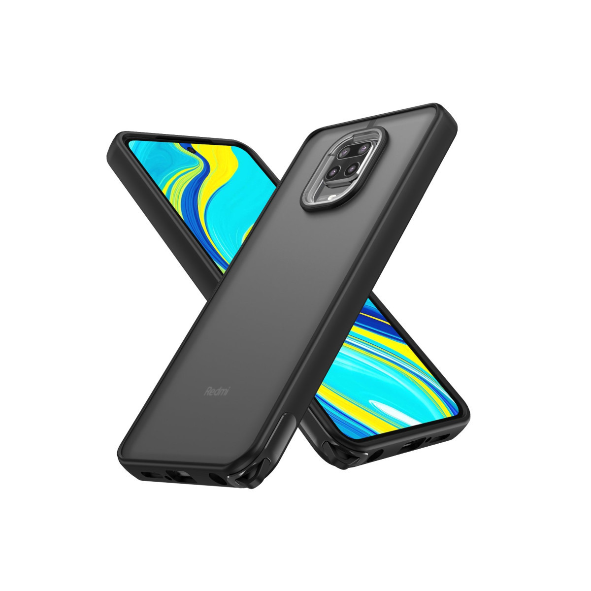 Newface Xiaomi Redmi Note 9 Pro Kılıf Elegant Kapak - Siyah — görsel 7