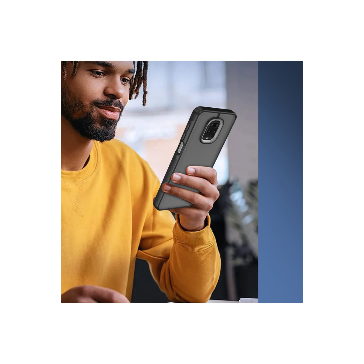 Newface Xiaomi Redmi Note 9 Pro Kılıf Elegant Kapak - Siyah — görsel 9