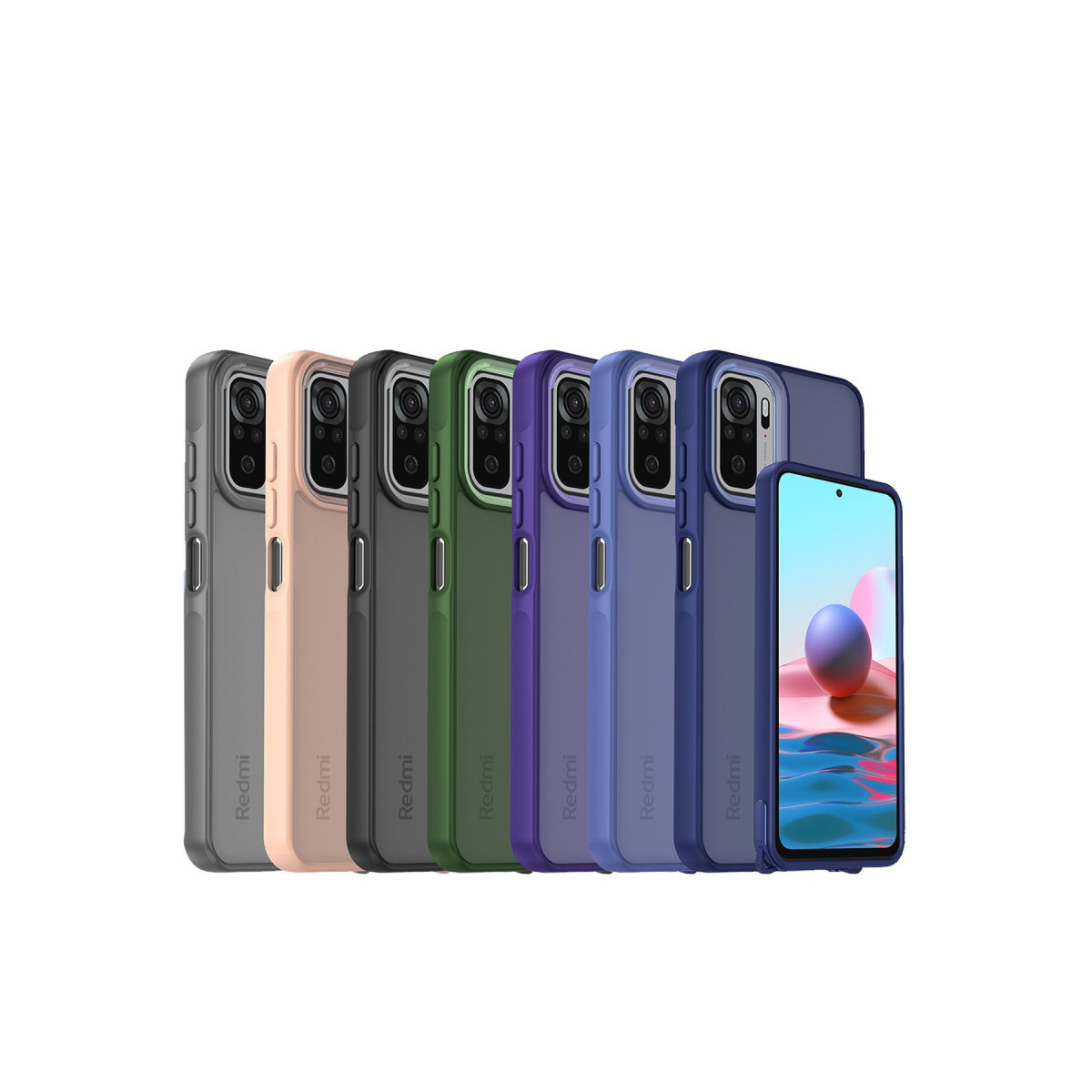 Newface Xiaomi Redmi Note 10 Kılıf Elegant Kapak - Siyah — görsel 12