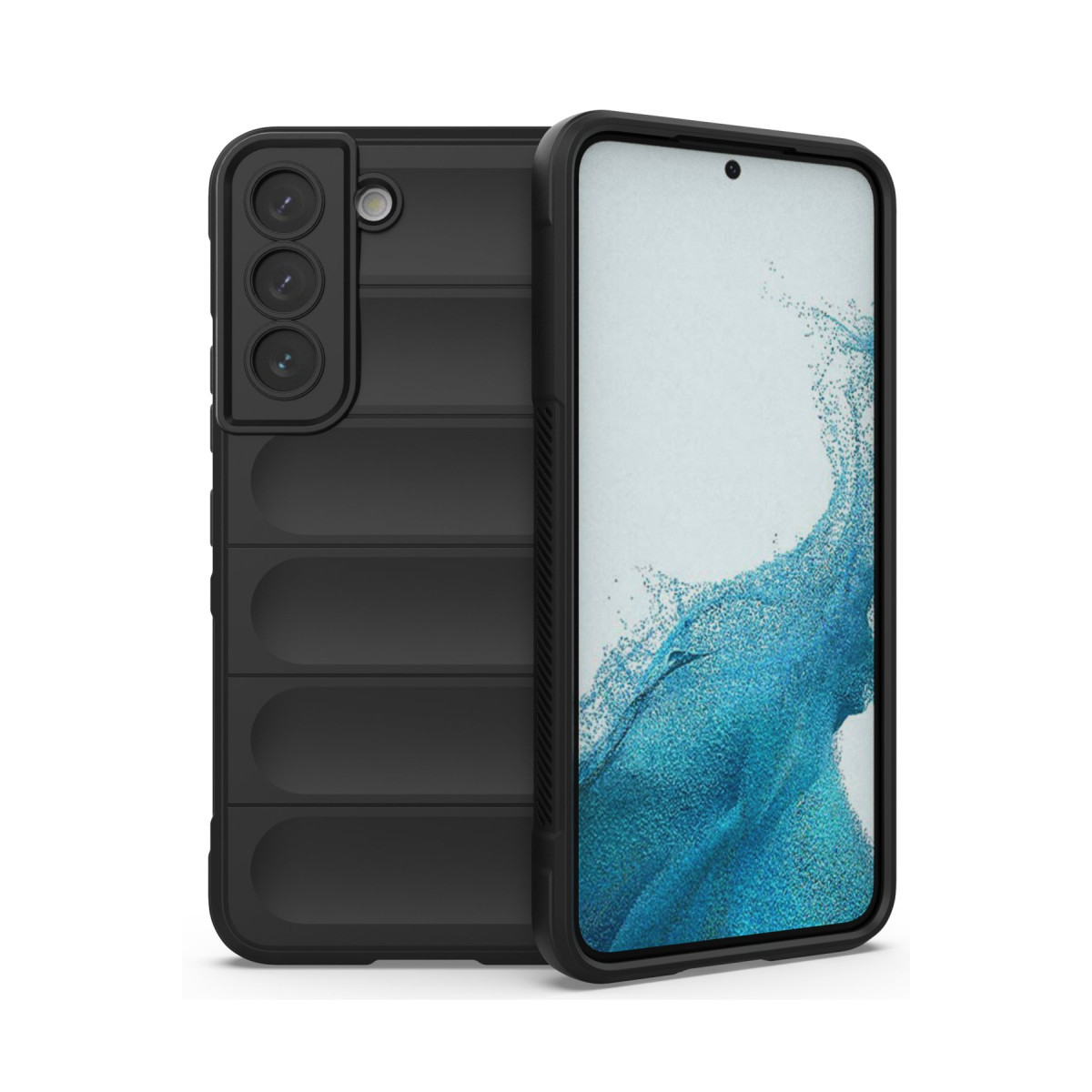 Newface Samsung Galaxy S22 Kılıf Optimum Silikon - Siyah — görsel 9