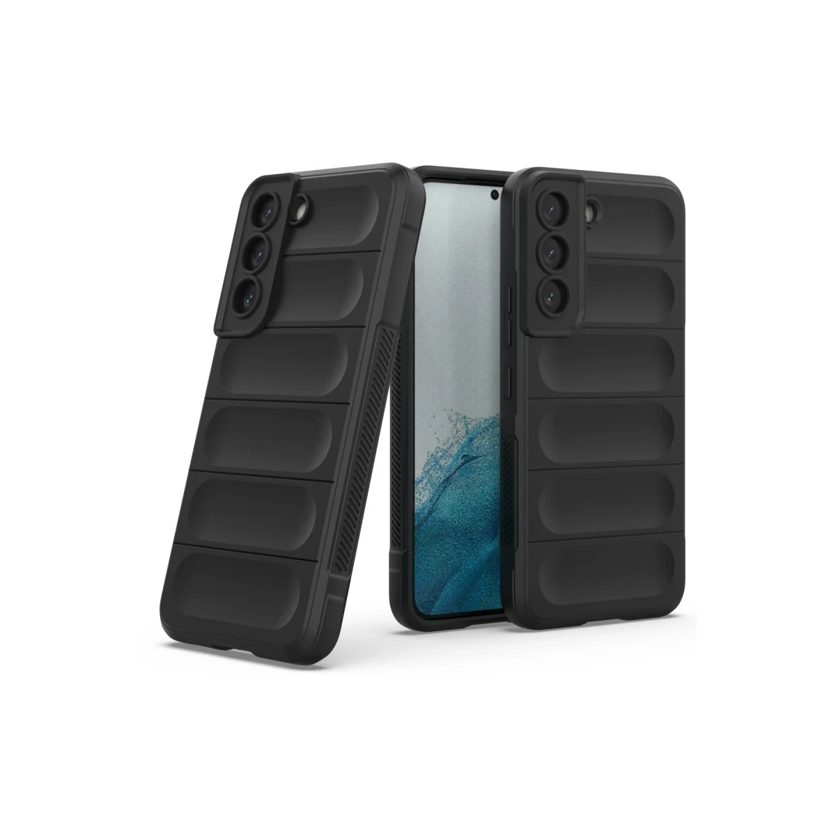 Newface Samsung Galaxy S22 Kılıf Optimum Silikon - Siyah — görsel 6