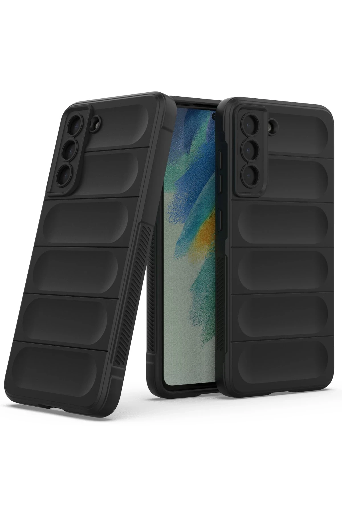 Newface Samsung Galaxy S22 Plus Kılıf Optimum Silikon - Siyah — görsel 2