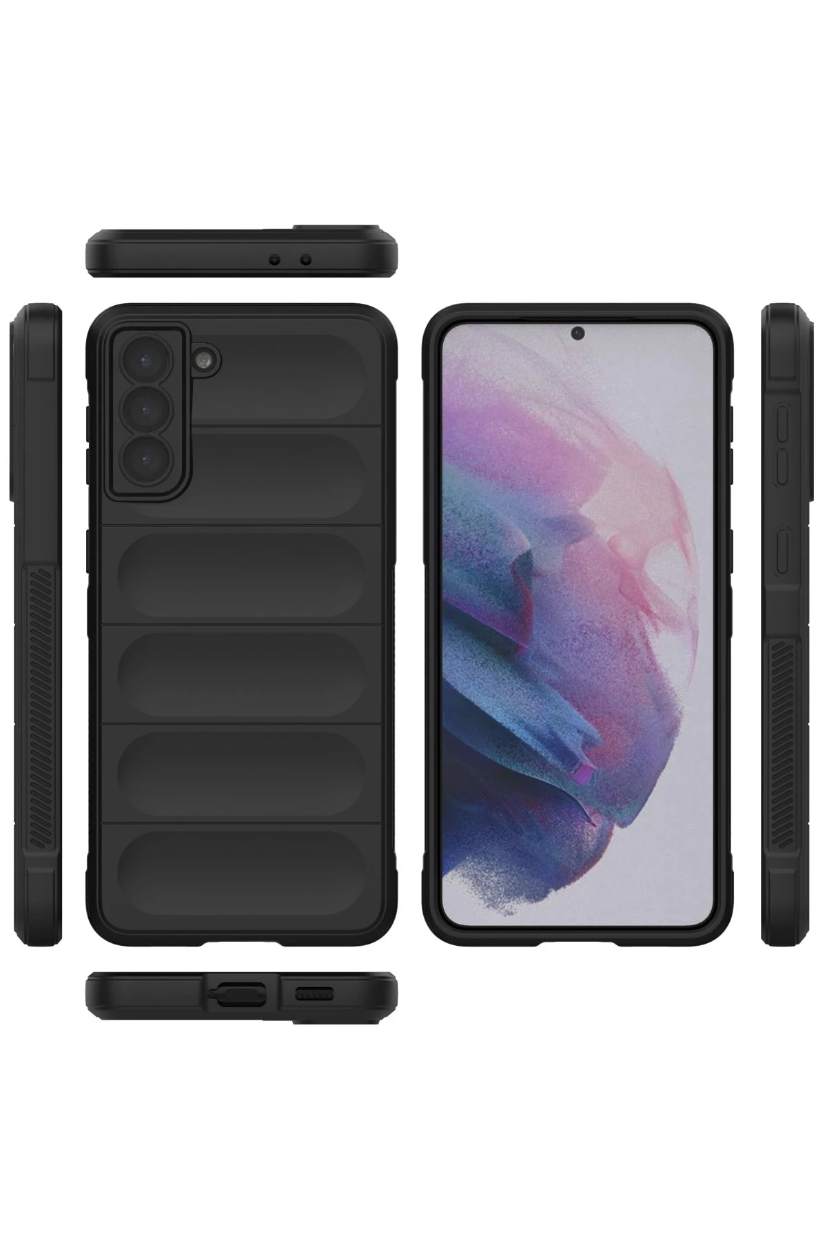 Newface Samsung Galaxy S22 Plus Kılıf Optimum Silikon - Siyah — görsel 3