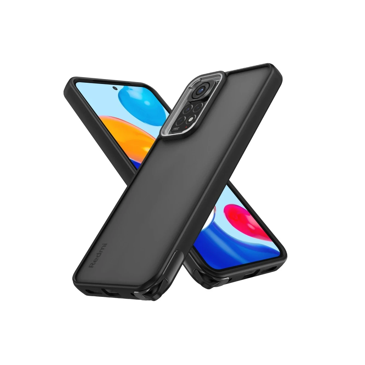 Newface Xiaomi Redmi Note 11 Kılıf Elegant Kapak - Siyah — görsel 4