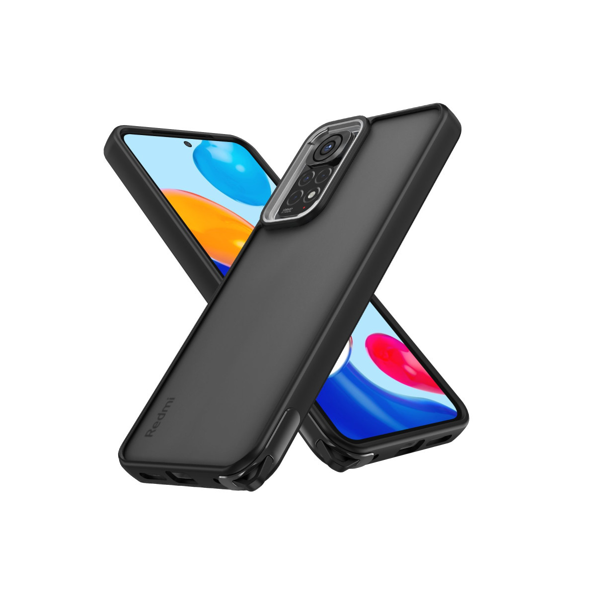 Newface Xiaomi Redmi Note 11 Kılıf Elegant Kapak - Siyah — görsel 7