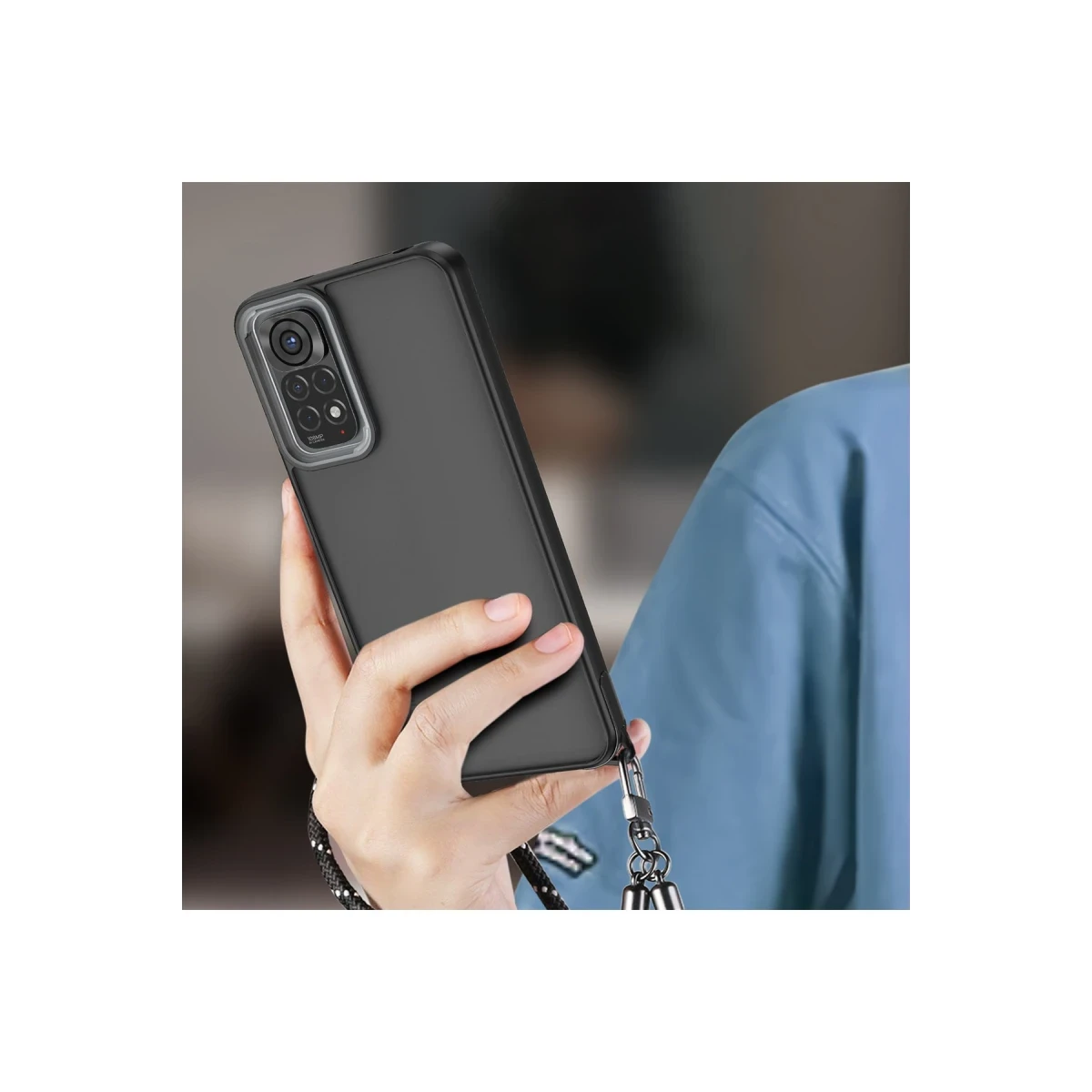 Newface Xiaomi Redmi Note 11 Kılıf Elegant Kapak - Siyah — görsel 6