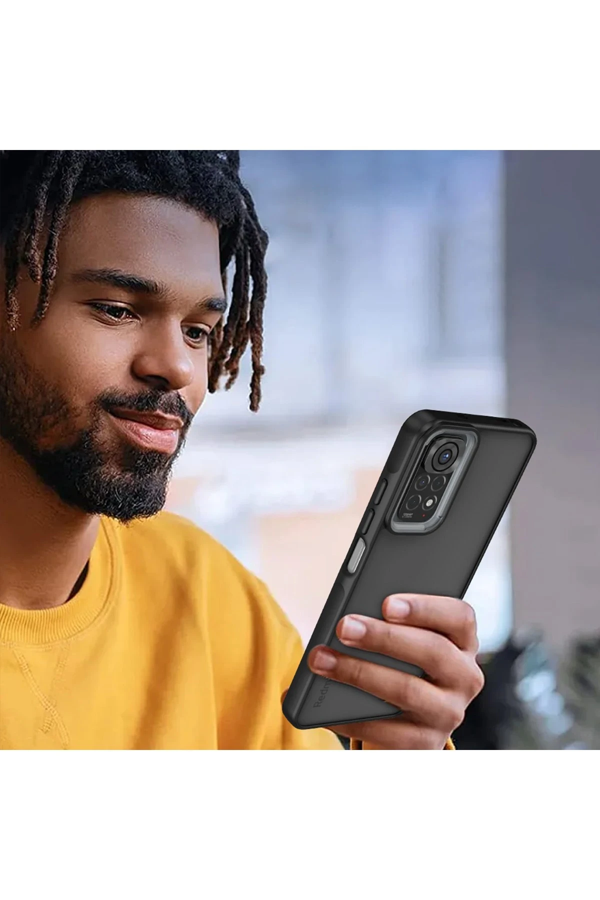 Newface Xiaomi Redmi Note 11 Pro Kılıf Elegant Kapak - Siyah — görsel 2
