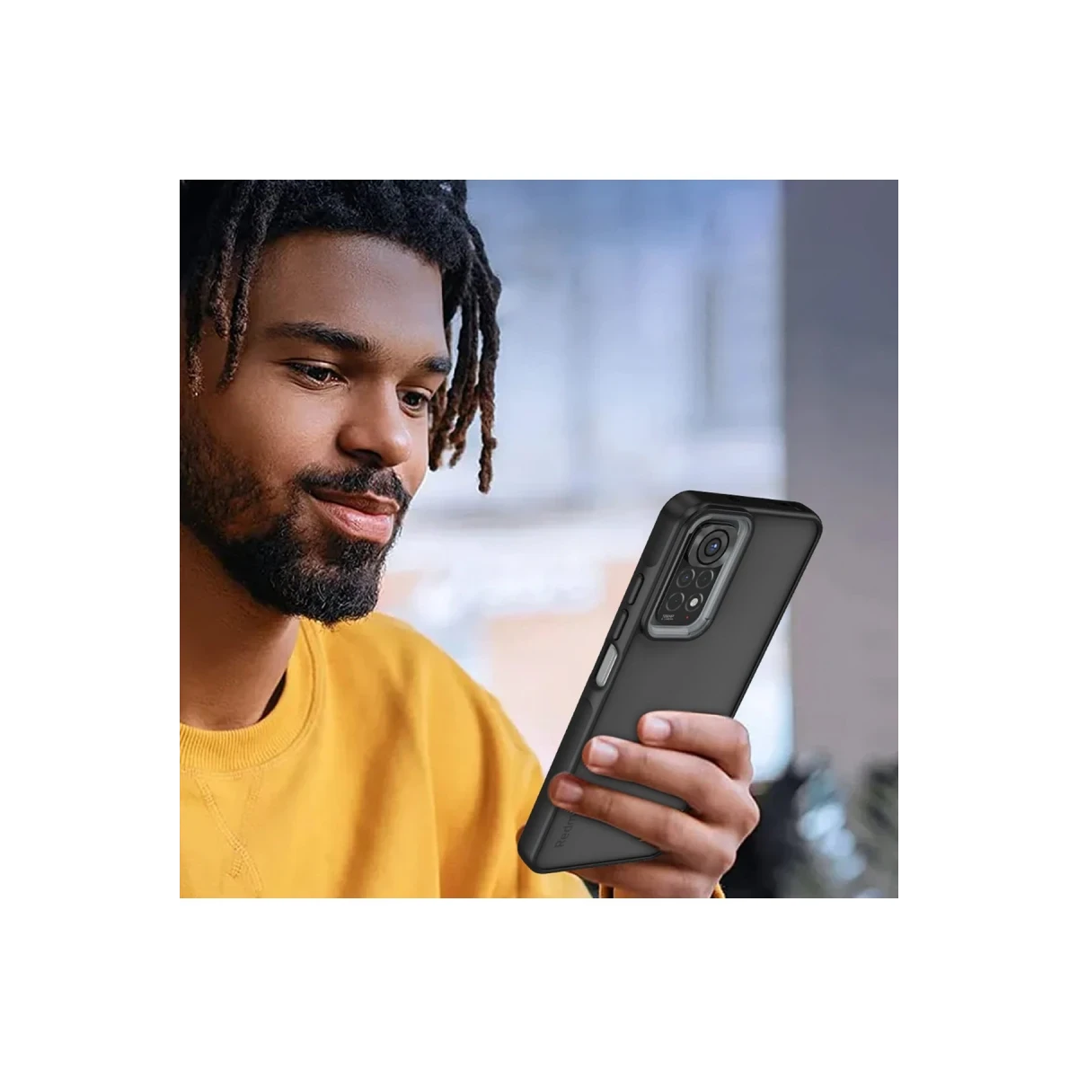 Newface Xiaomi Redmi Note 11 Pro Kılıf Elegant Kapak - Siyah — görsel 5