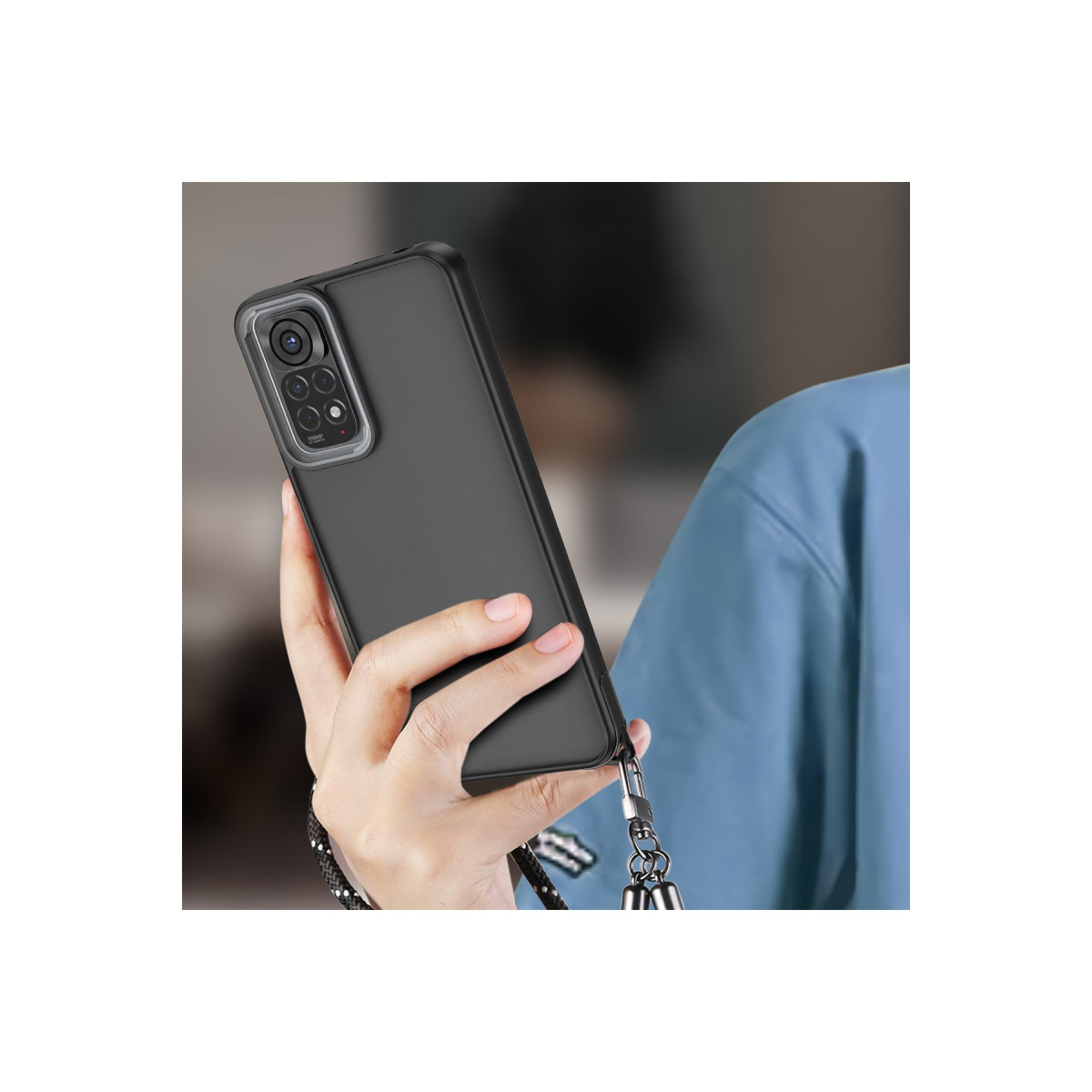 Newface Xiaomi Redmi Note 11 Pro Kılıf Elegant Kapak - Siyah — görsel 9