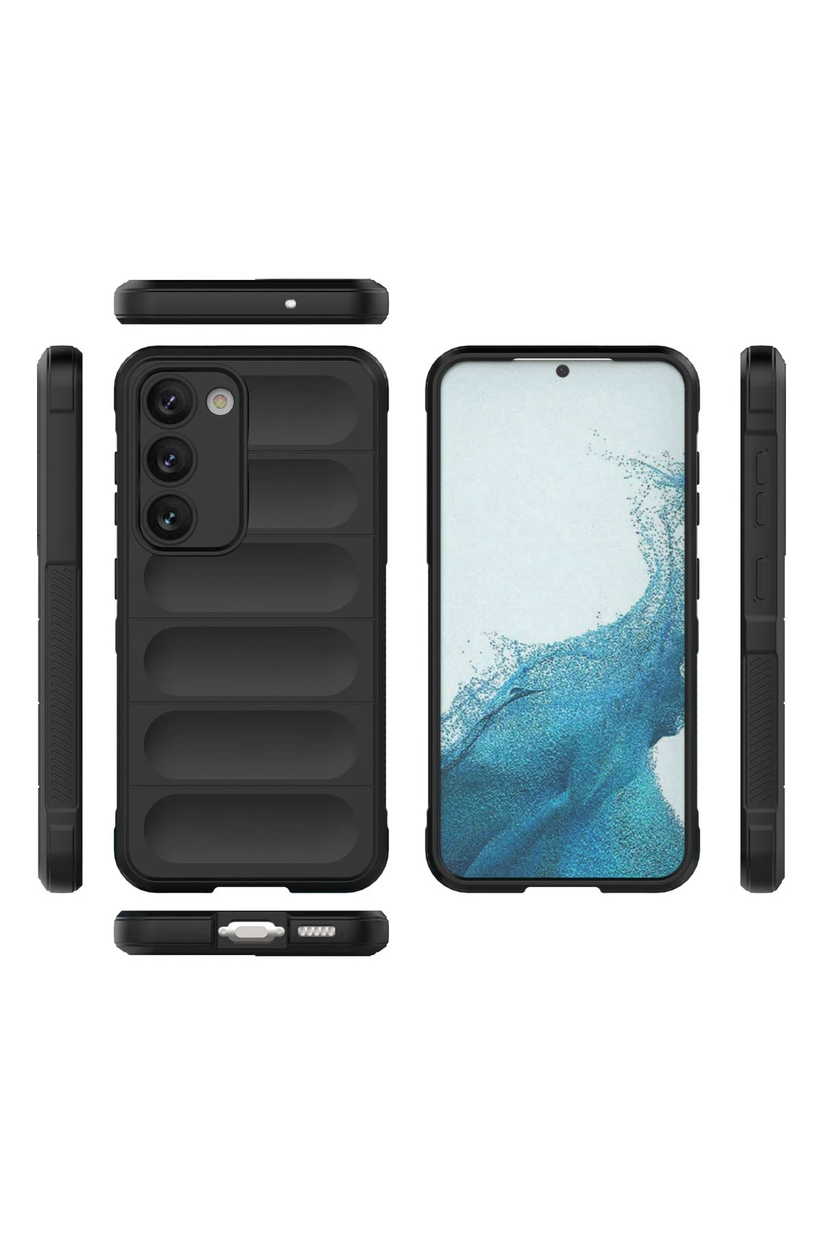 Newface Samsung Galaxy S23 Kılıf Optimum Silikon - Siyah — görsel 3