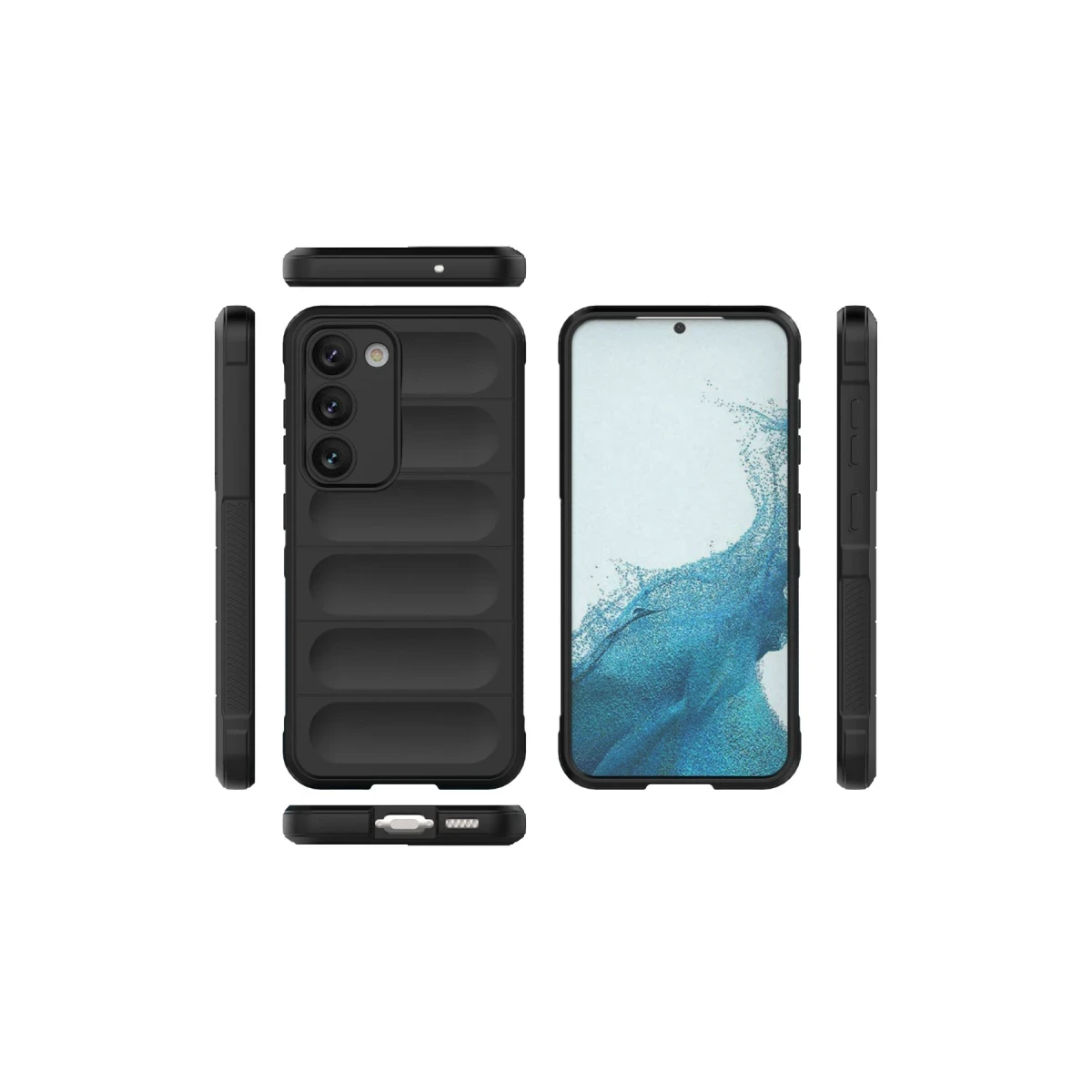 Newface Samsung Galaxy S23 Plus Kılıf Optimum Silikon - Siyah — görsel 7