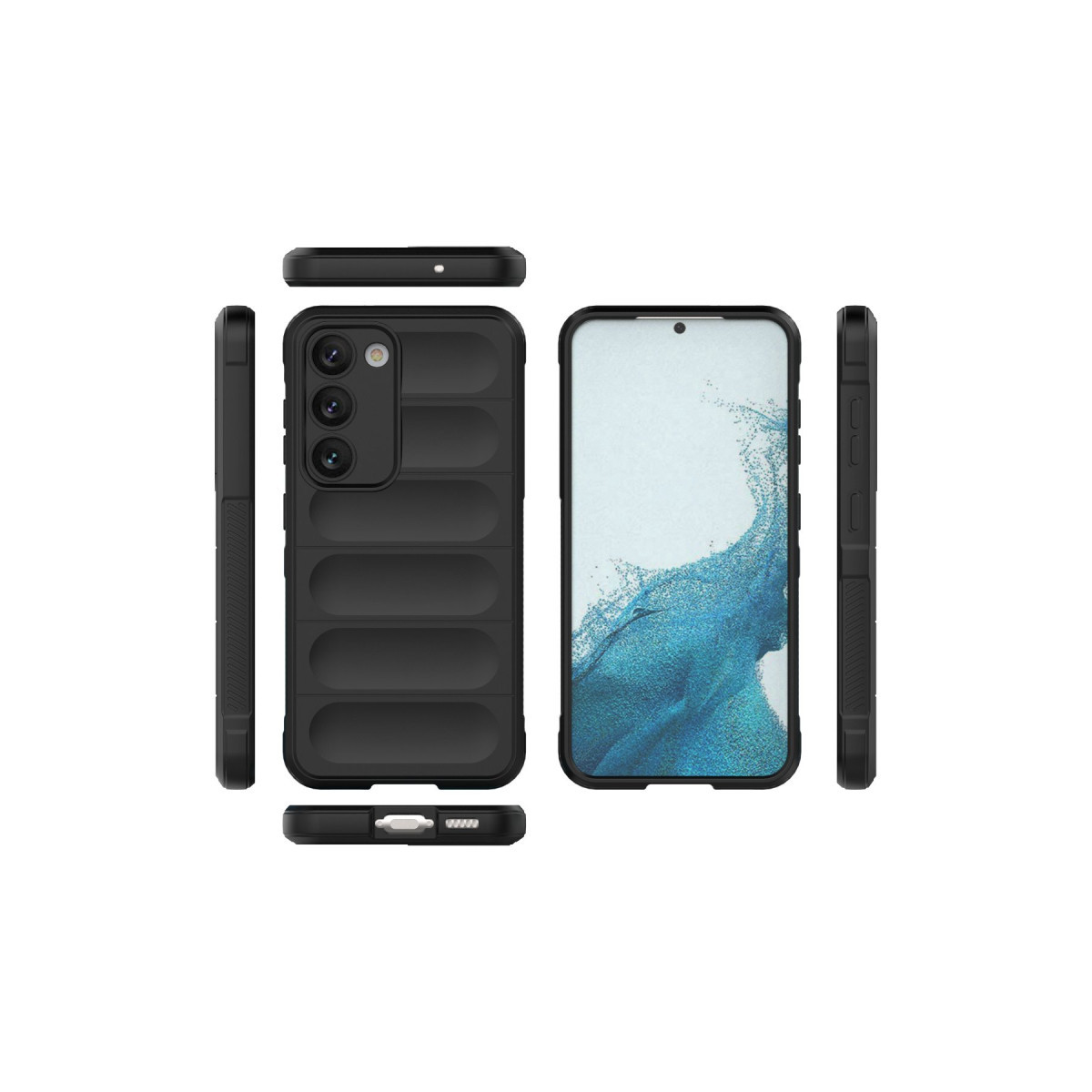 Newface Samsung Galaxy S23 Plus Kılıf Optimum Silikon - Siyah — görsel 11